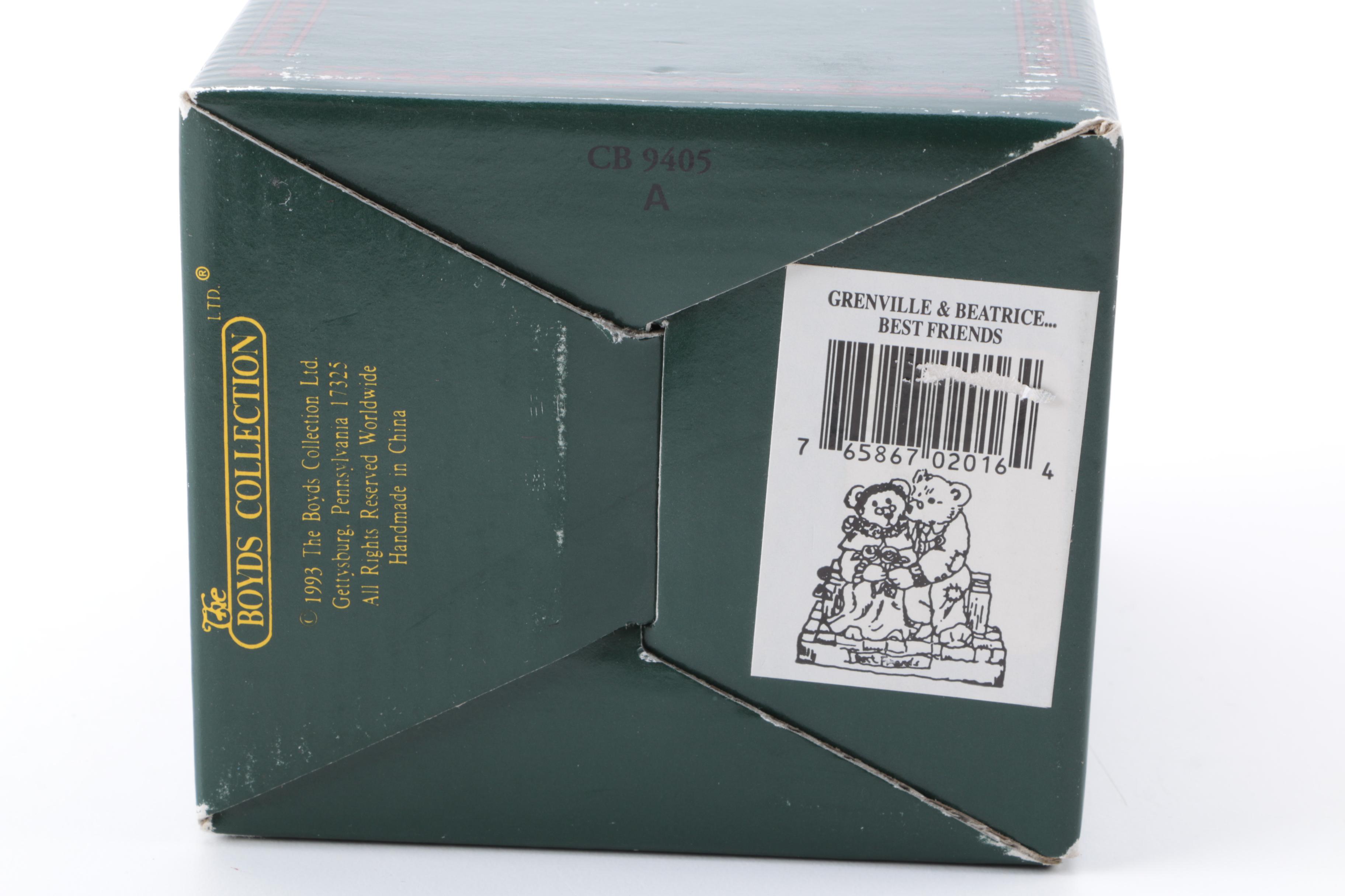 Pair of Boyds Bears & Friends Figurines