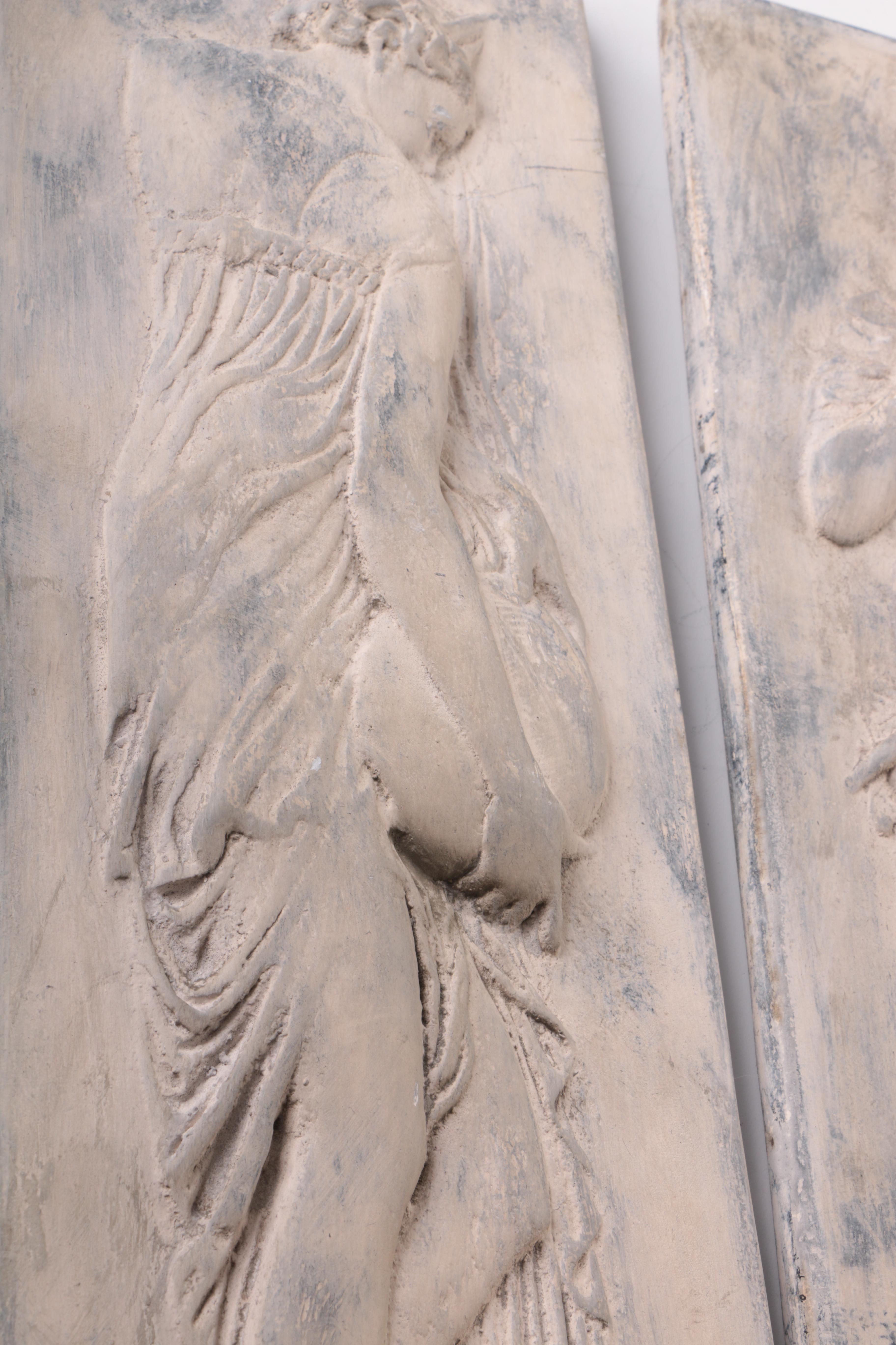 Grecian Style Ceramic Wall Hangings