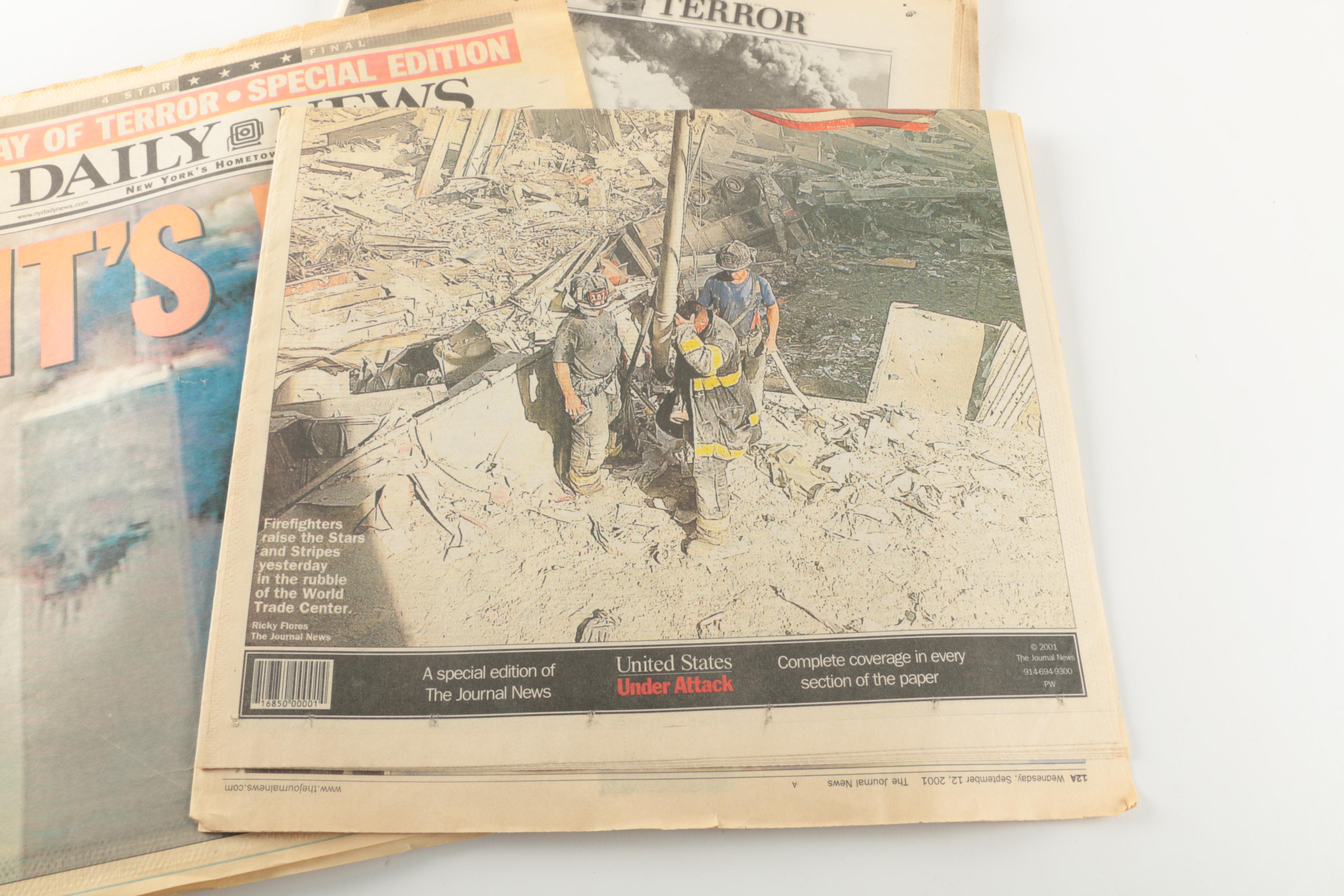 Collection of 9-11 Newspapers