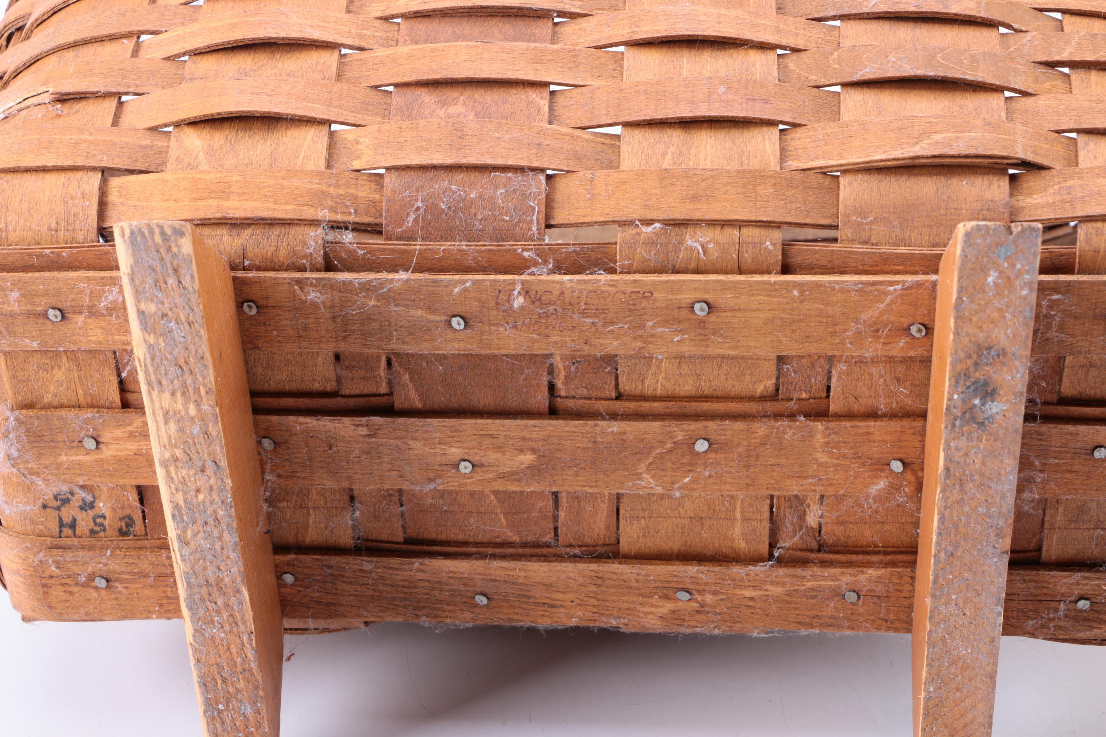 Longaberger Style Magazine Basket