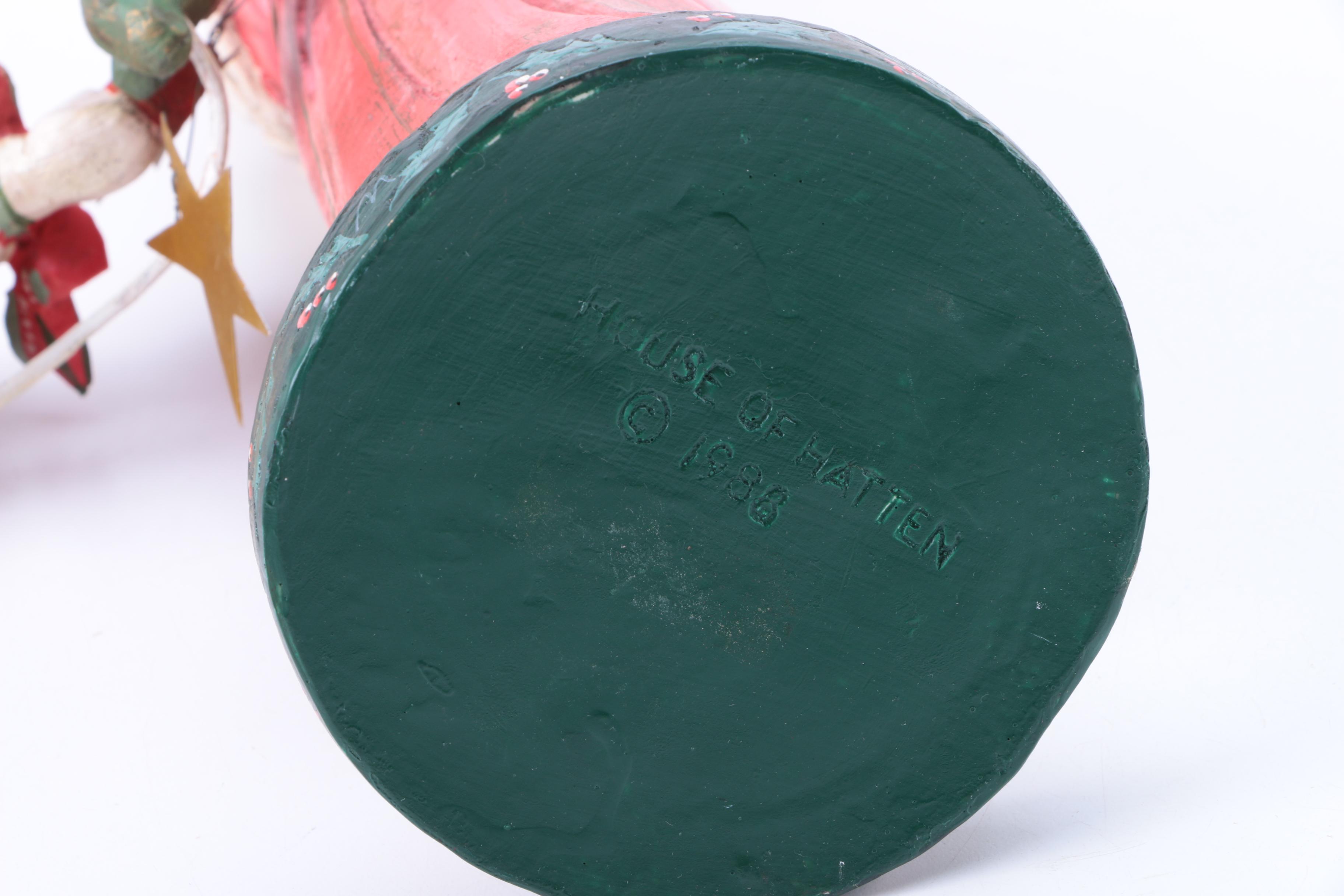 Wooden Christmas Themed Figurines