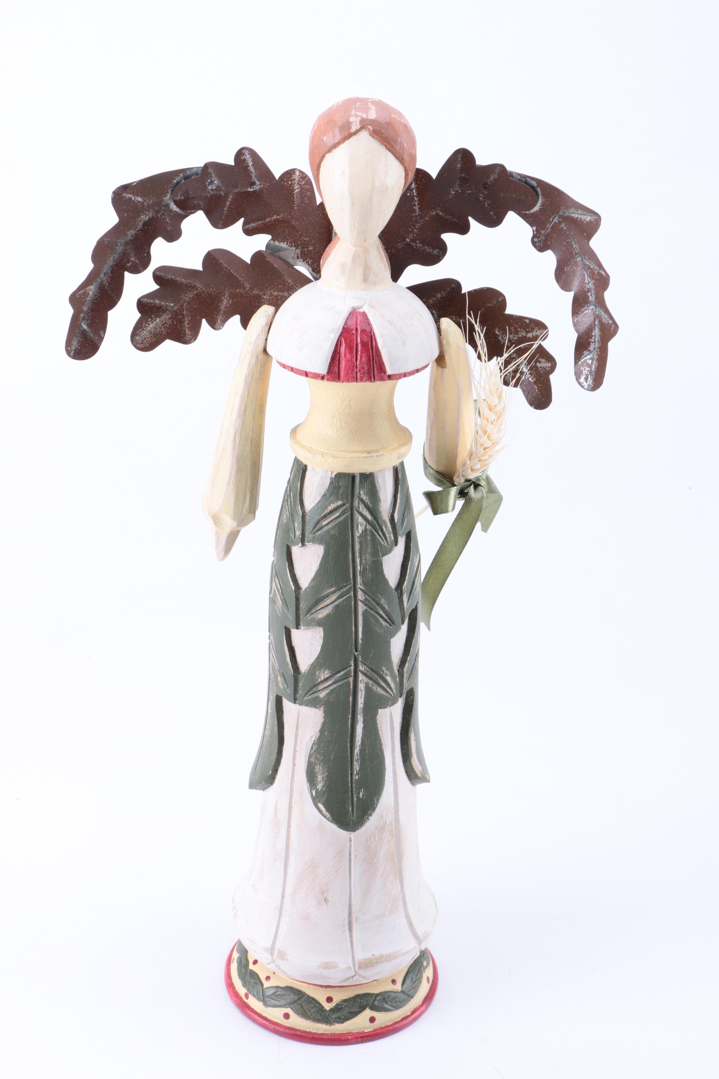 Wooden Christmas Themed Figurines