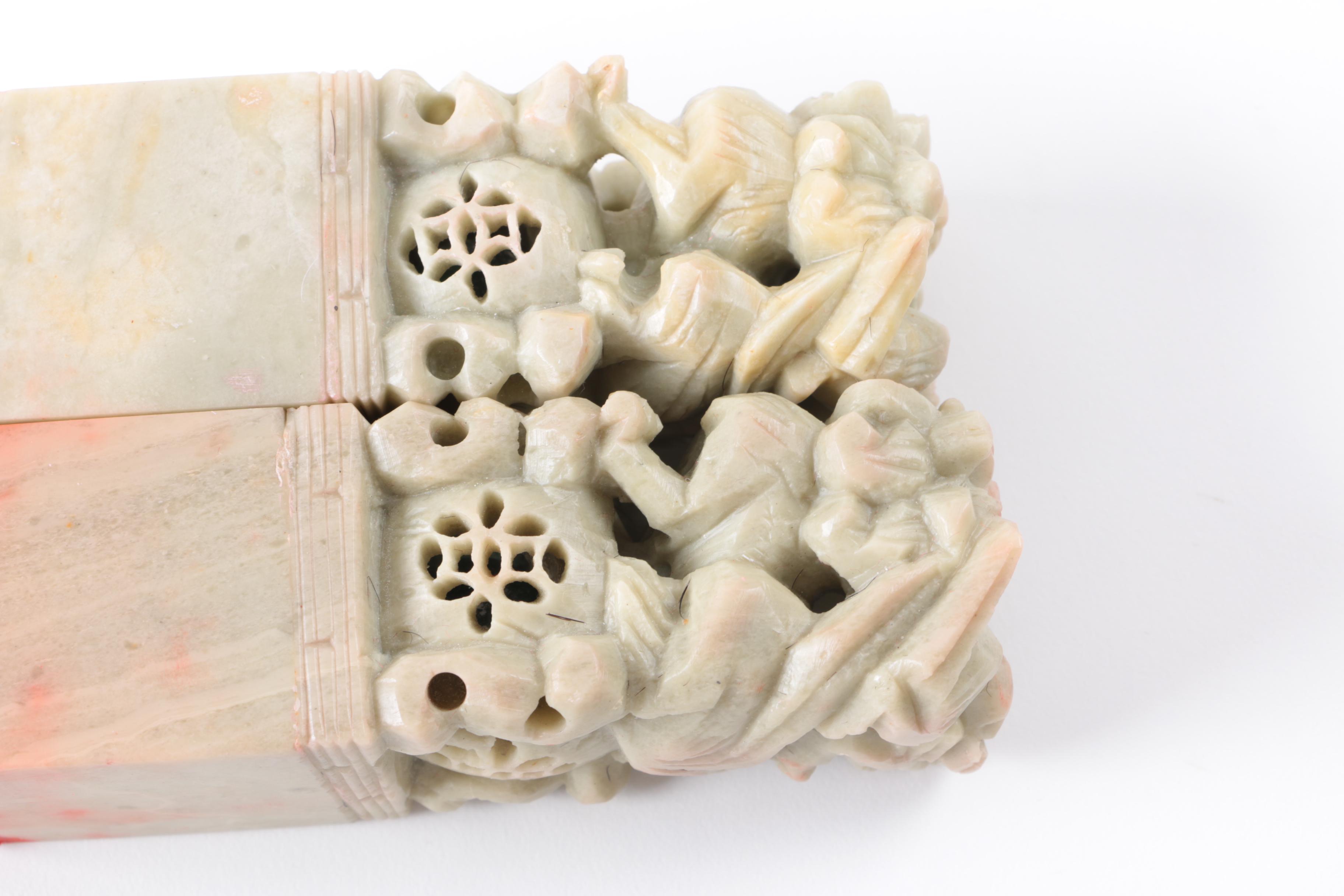 Chinese Figural Stamps and Ink Pads