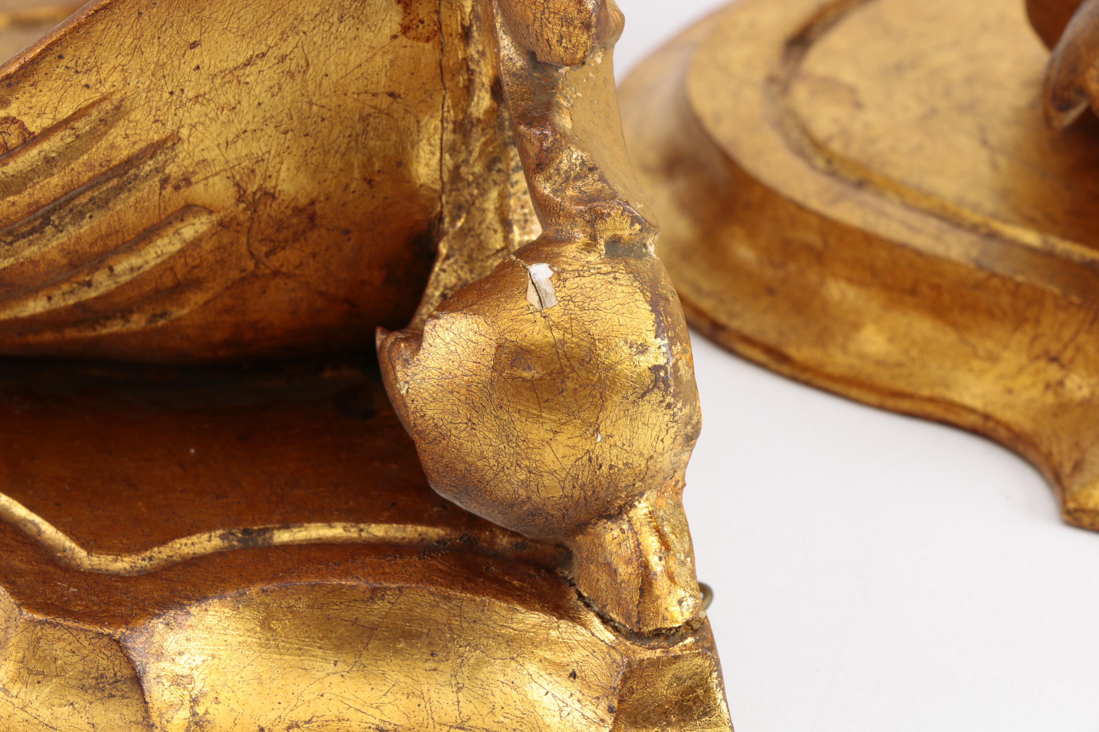 Italian Style Gilded Wall Shelves