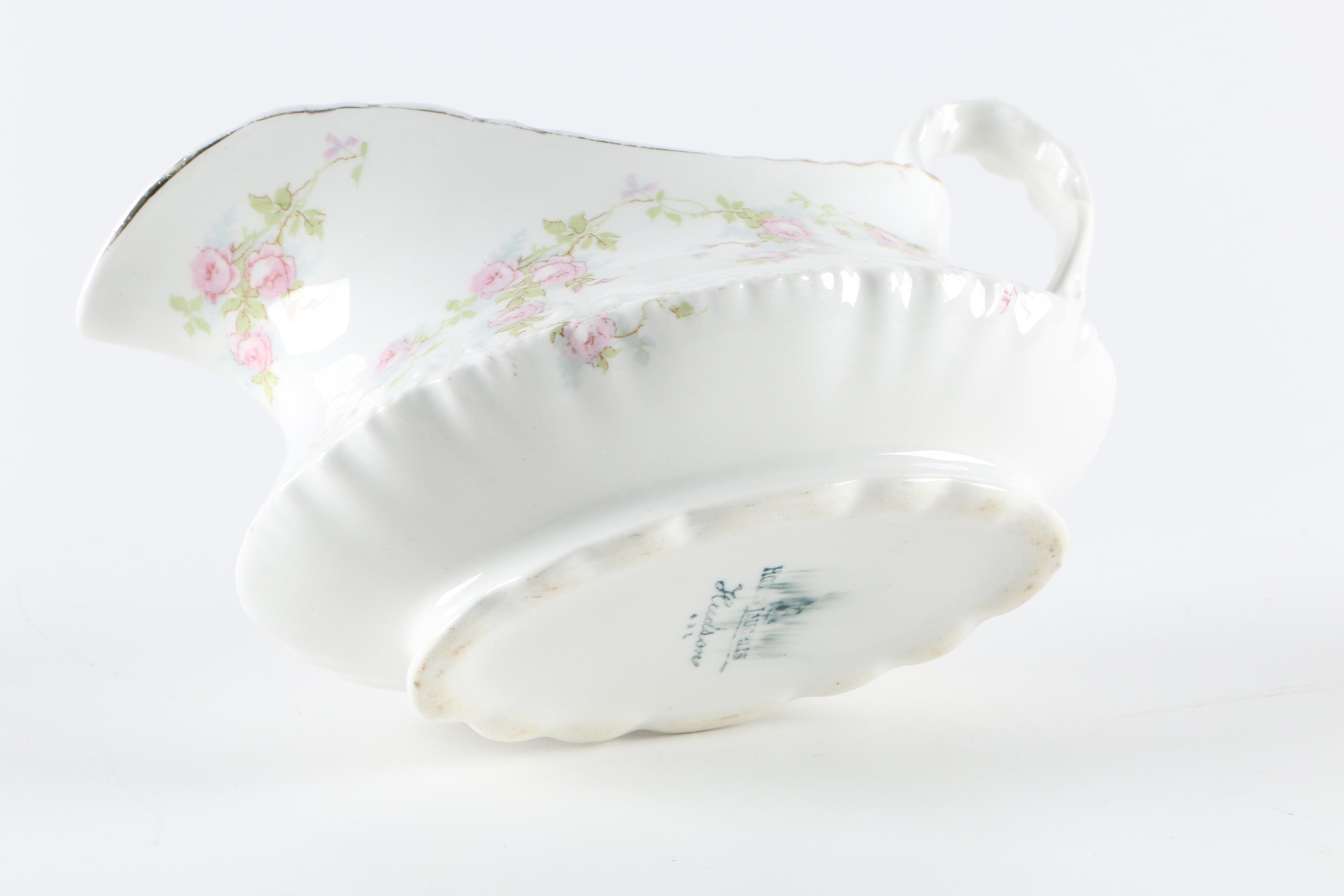 Vintage Porcelain Serveware Including Homer Loughlin