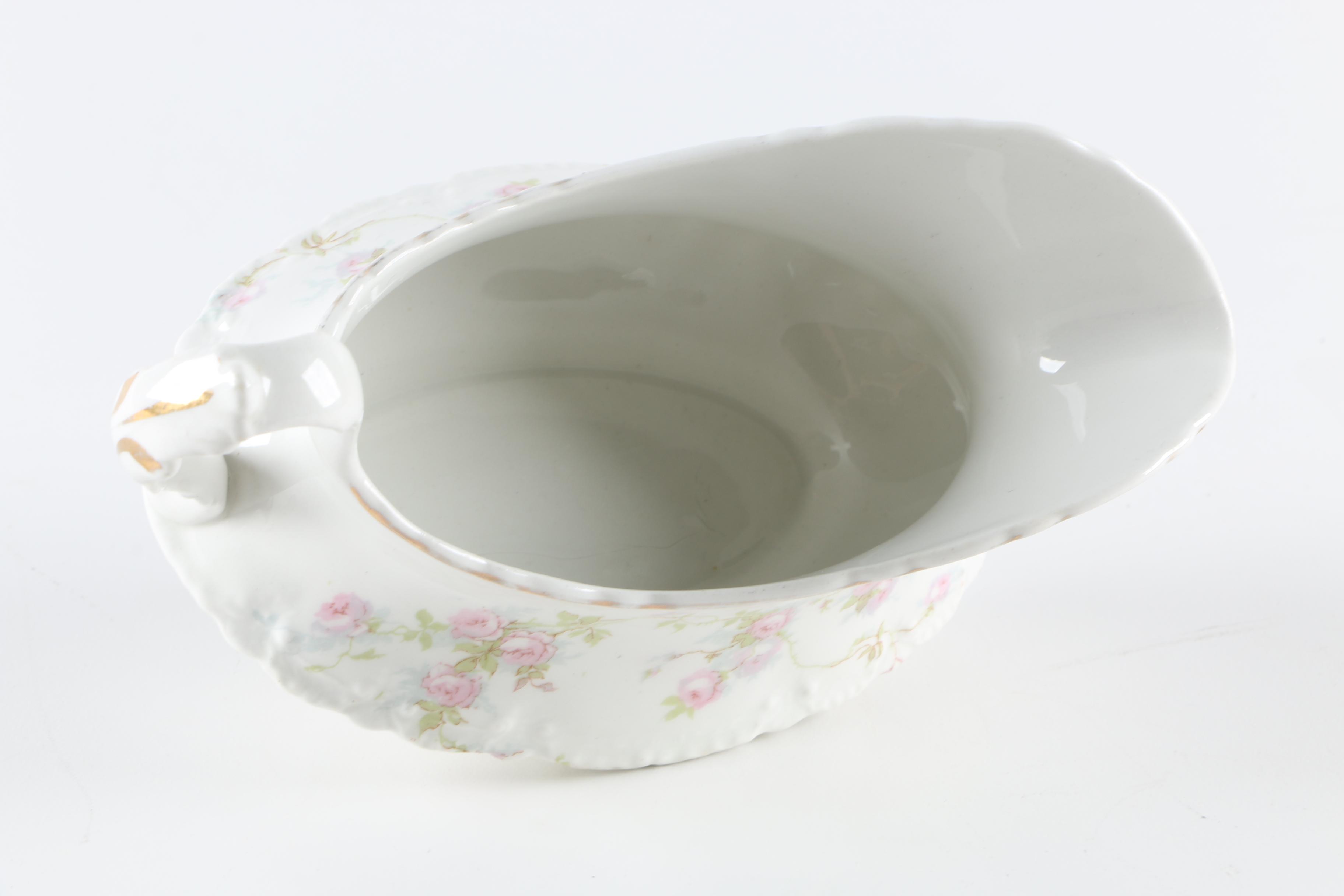 Vintage Porcelain Serveware Including Homer Loughlin