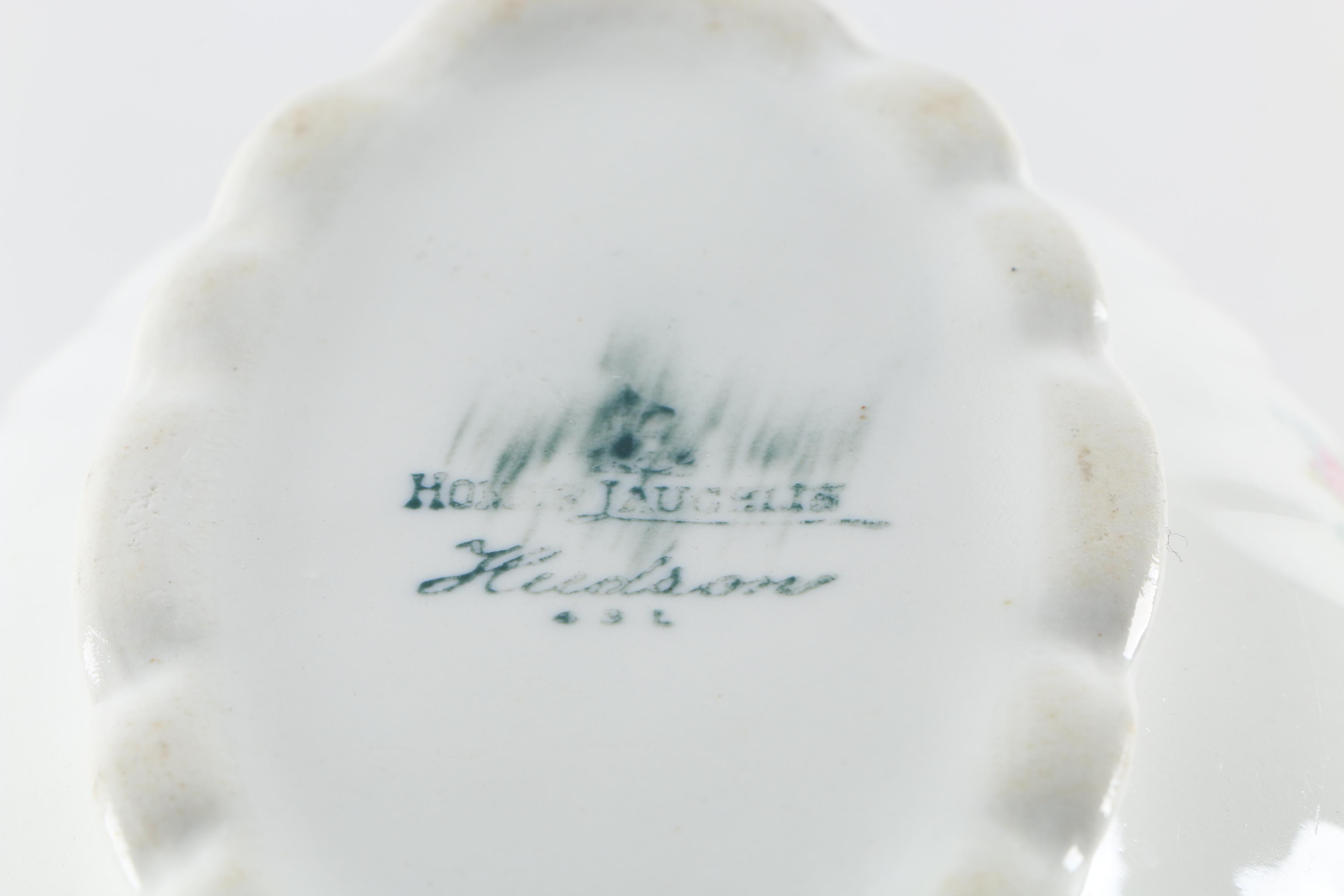 Vintage Porcelain Serveware Including Homer Loughlin