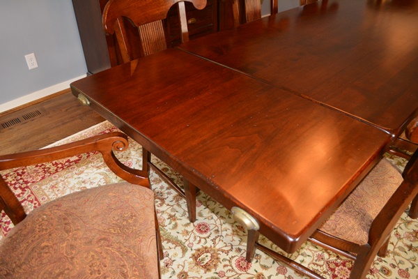 Arhaus Tuscany Dining Room Table and Eight Tuscany Dining Chairs