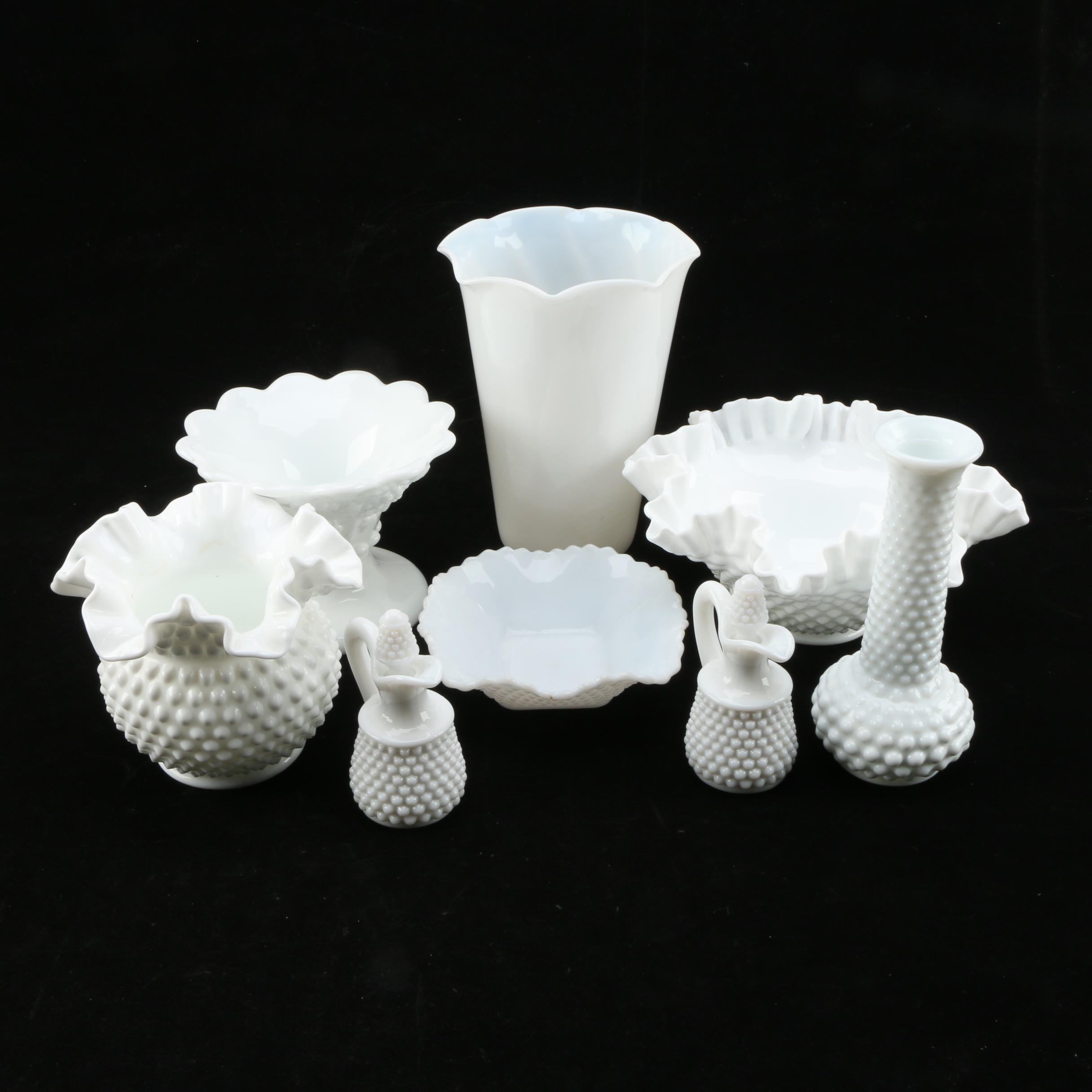 Milk Glass Tableware