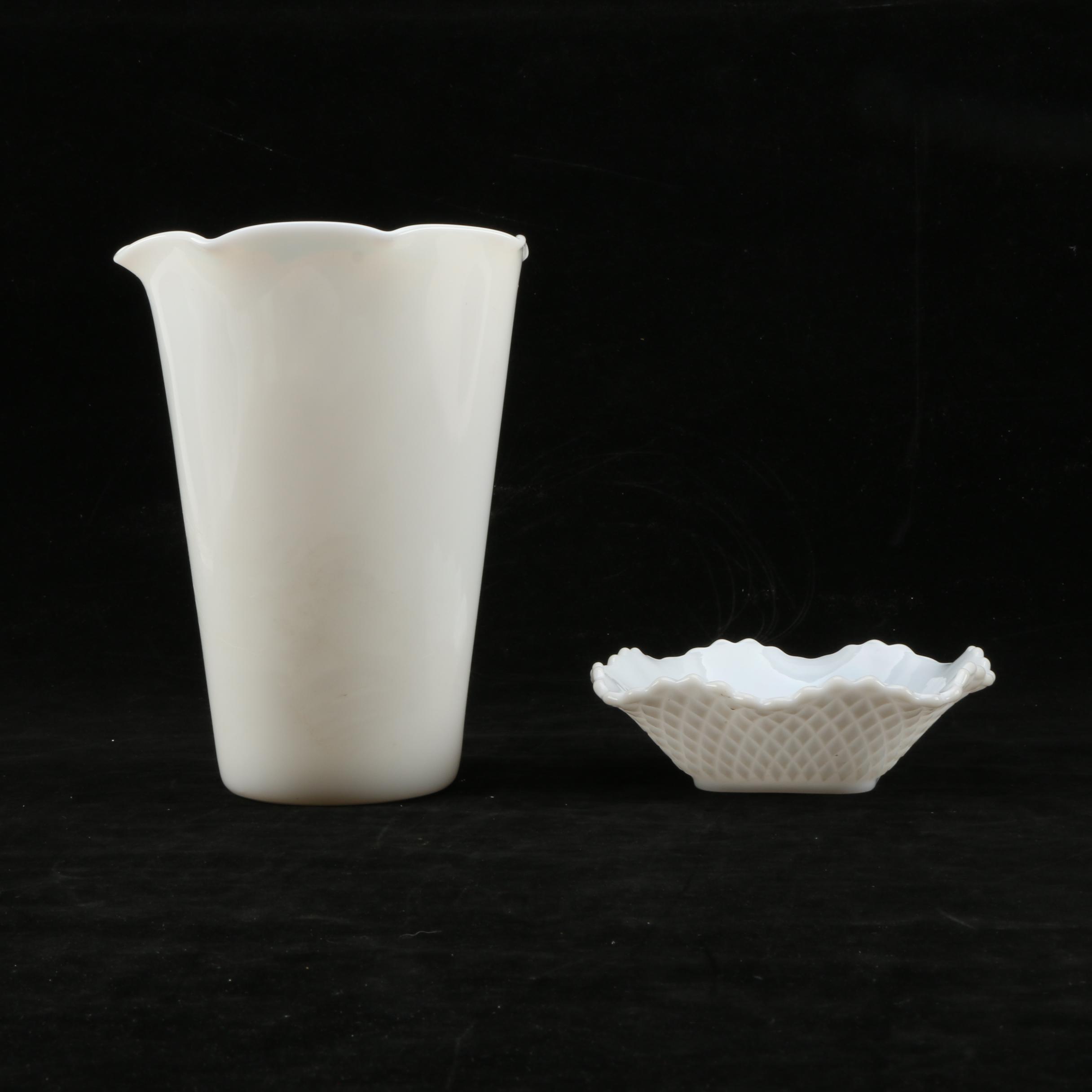 Milk Glass Tableware