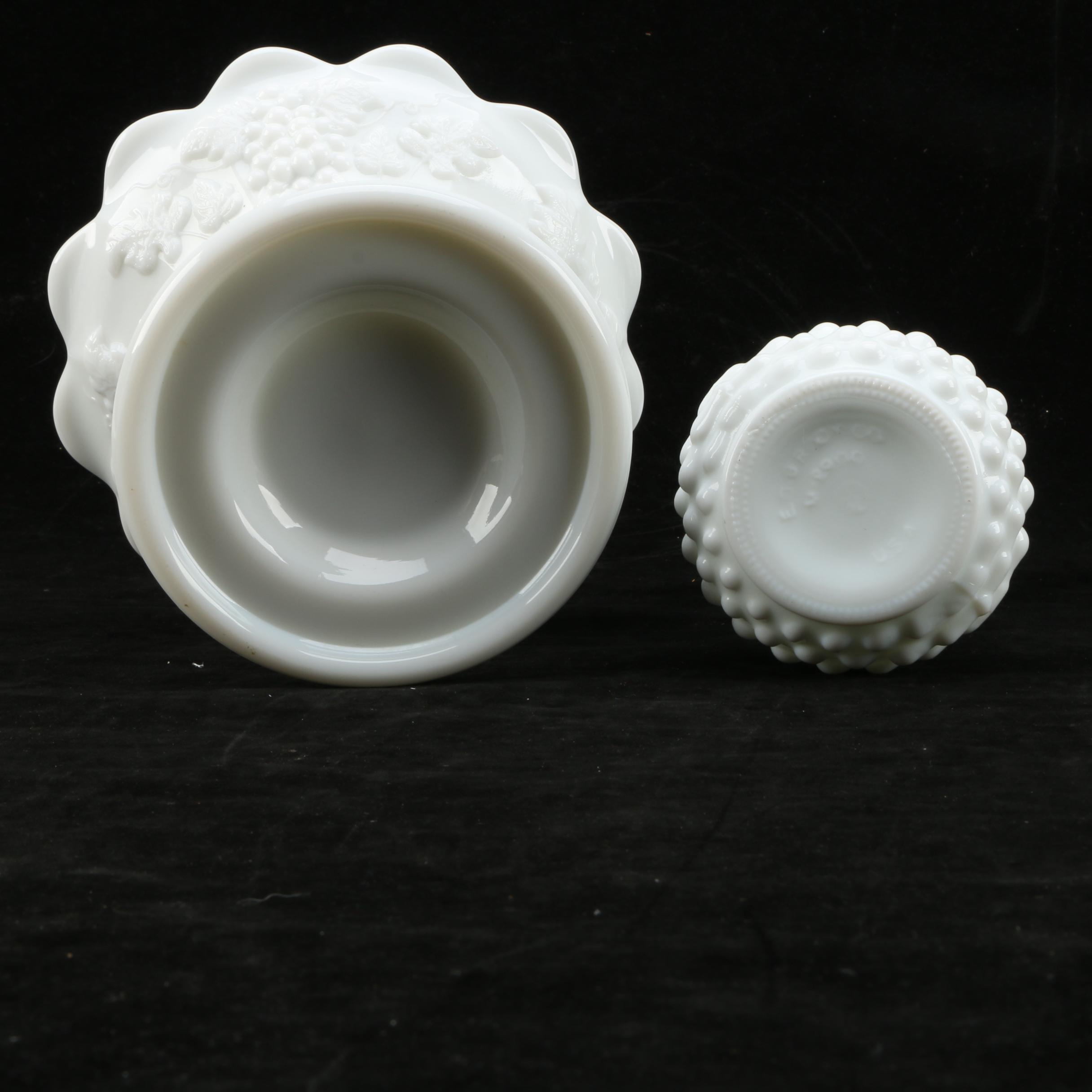Milk Glass Tableware