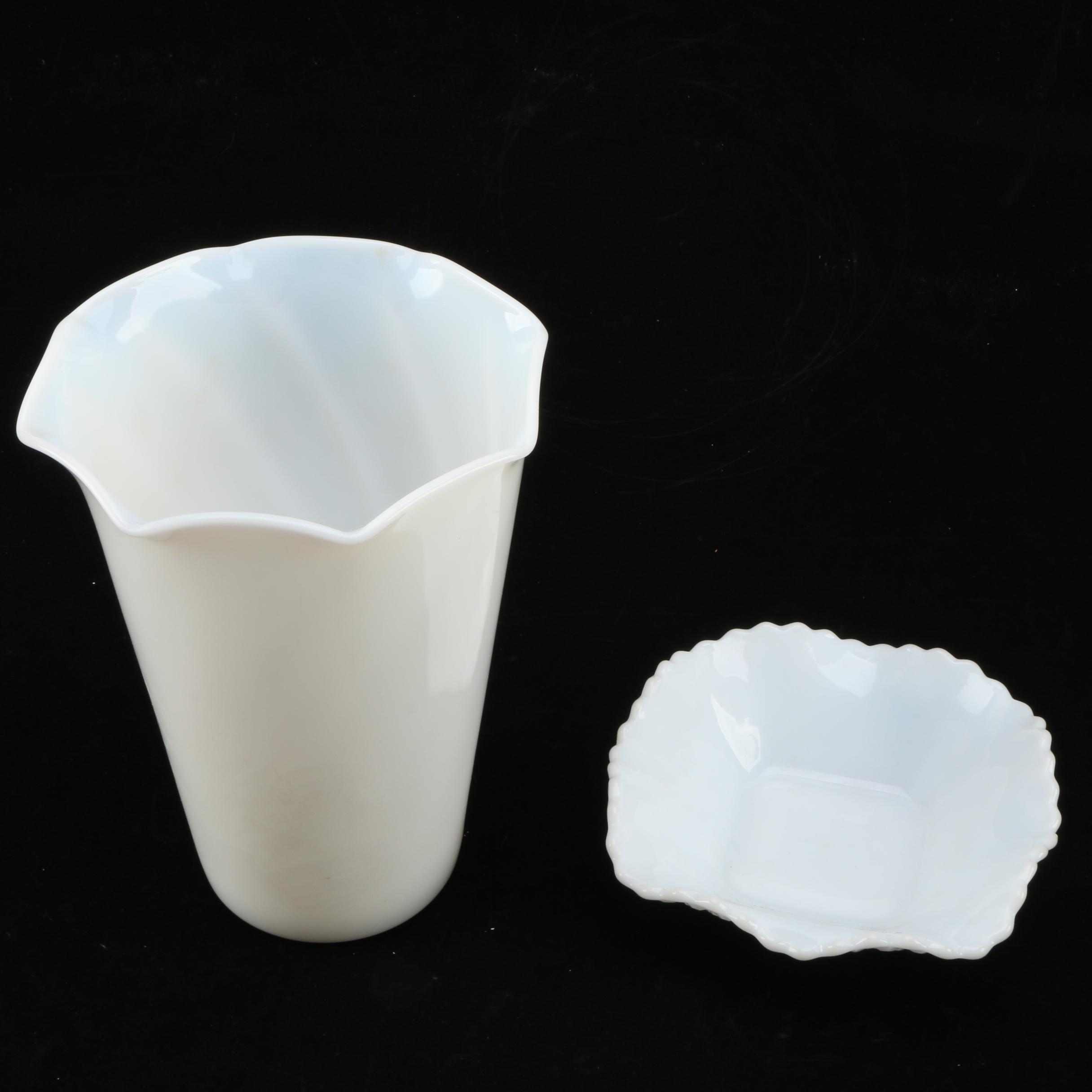 Milk Glass Tableware