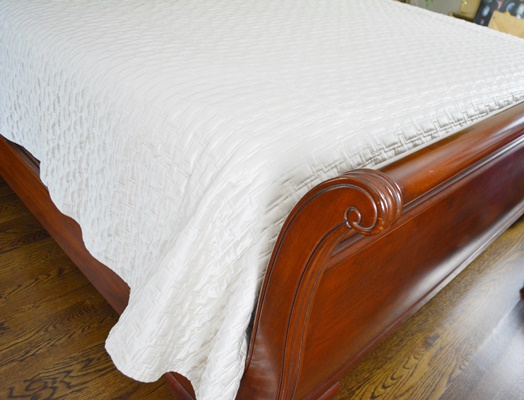 Stickley Cherry King Sleigh Bed