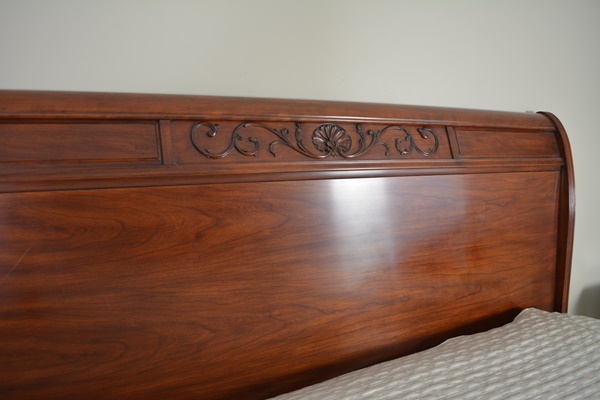 Stickley Cherry King Sleigh Bed