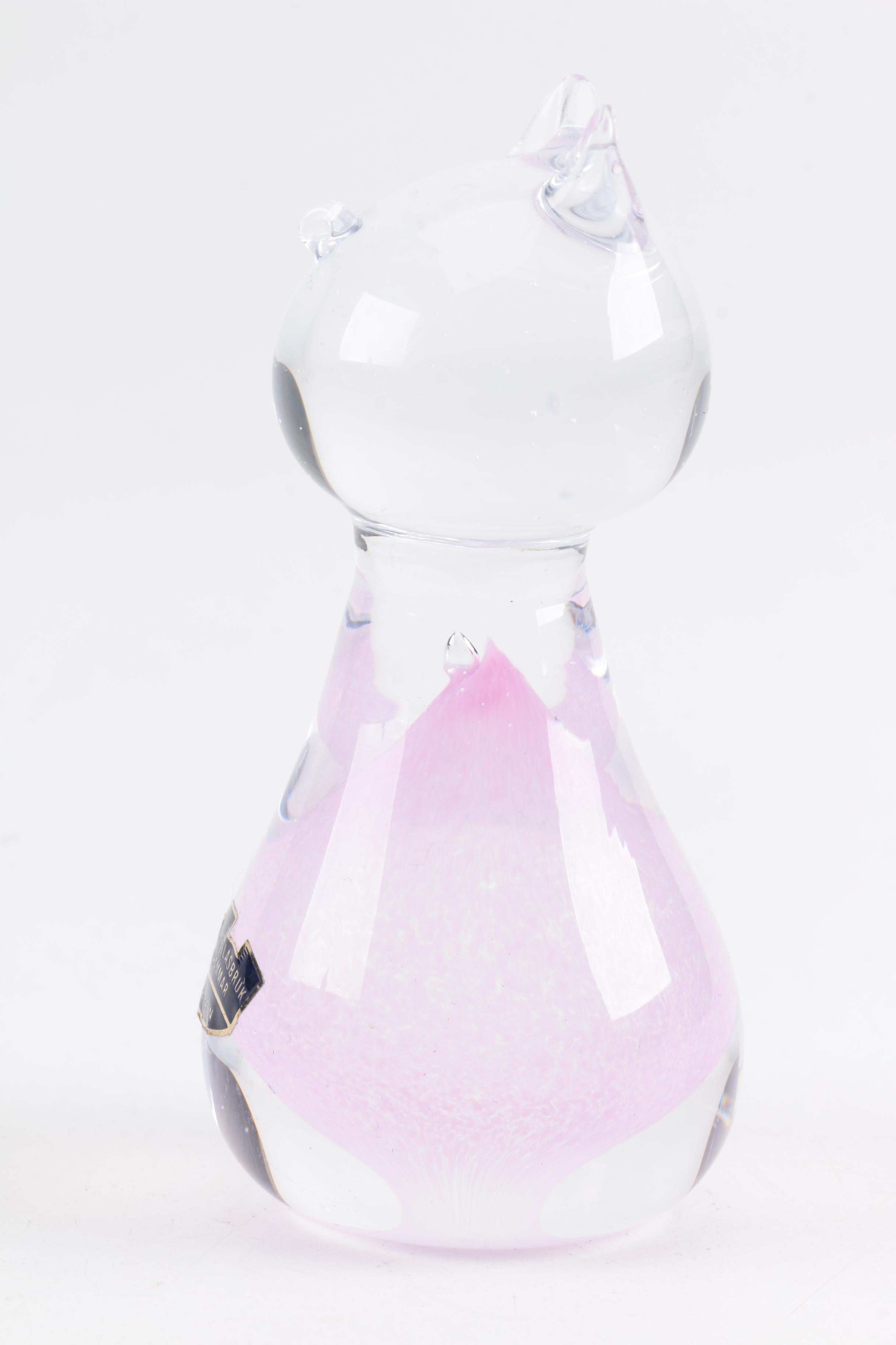 Art Glass Animal Figurines Including Granna