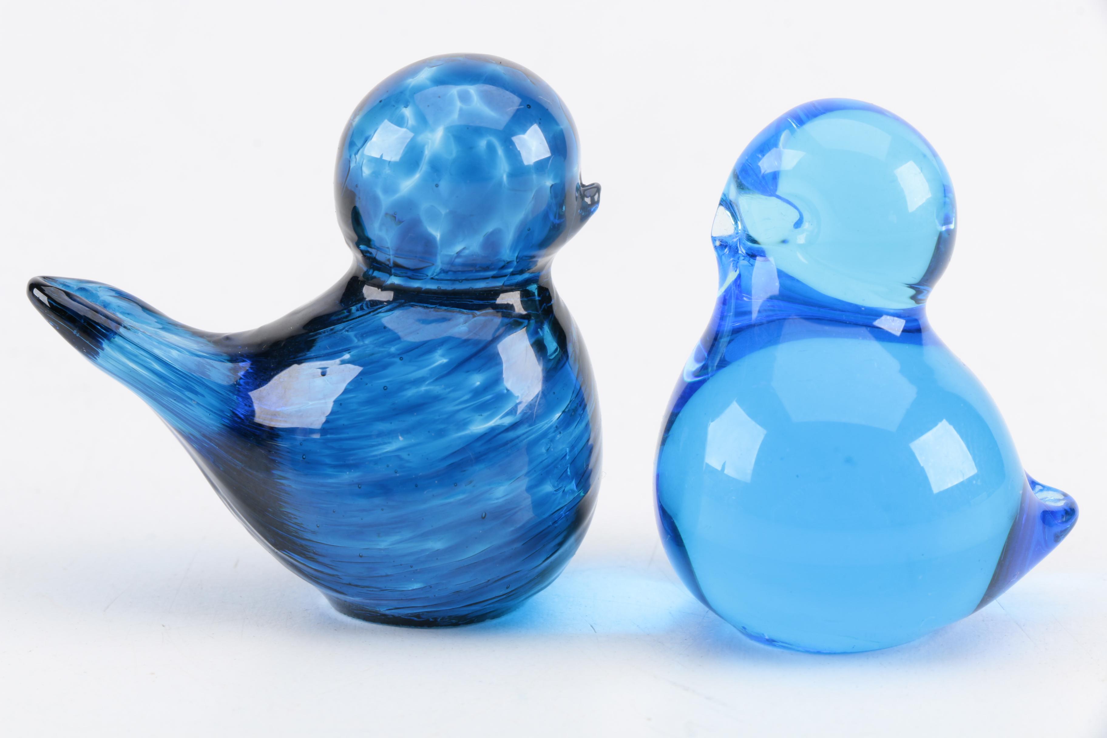 Art Glass Animal Figurines Including Granna