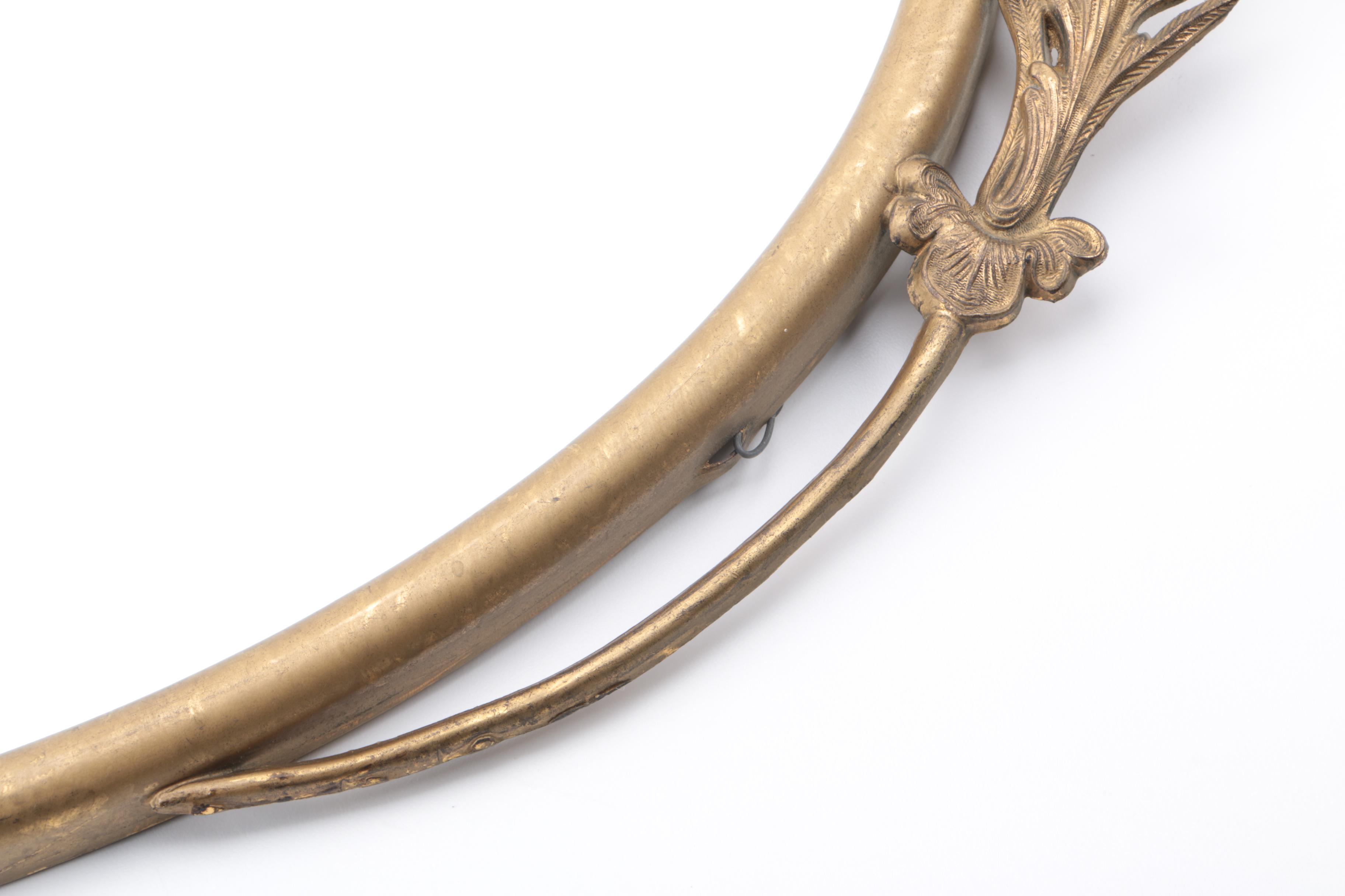 Metal Leaf Themed Mirror