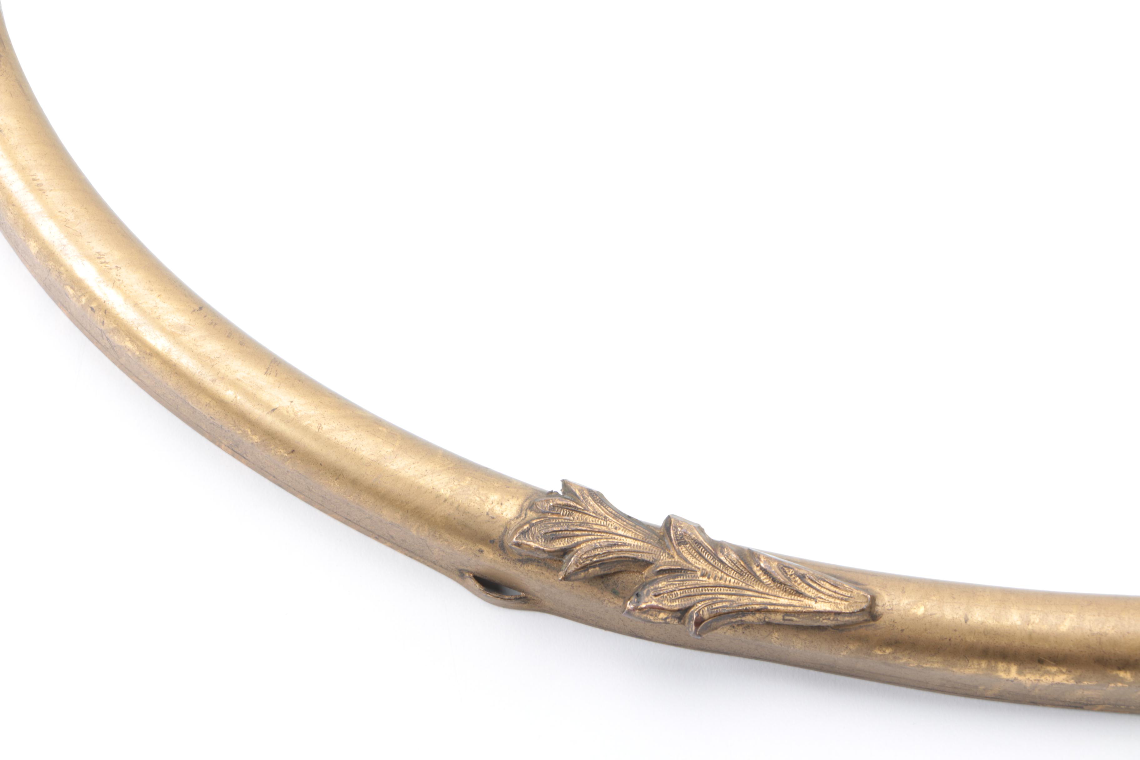 Metal Leaf Themed Mirror