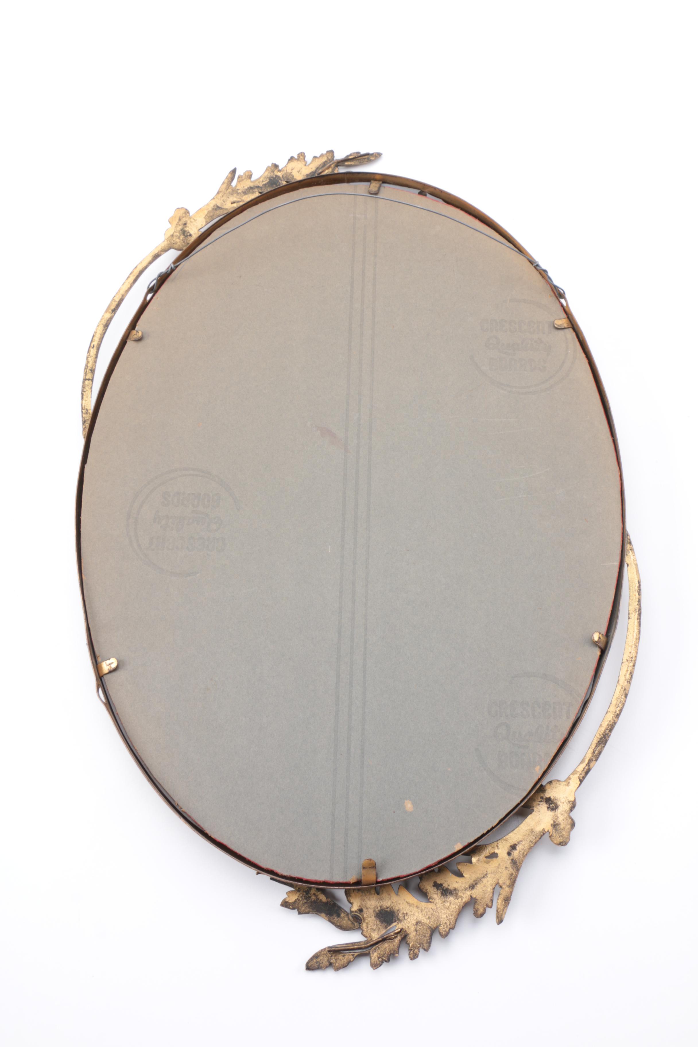 Metal Leaf Themed Mirror