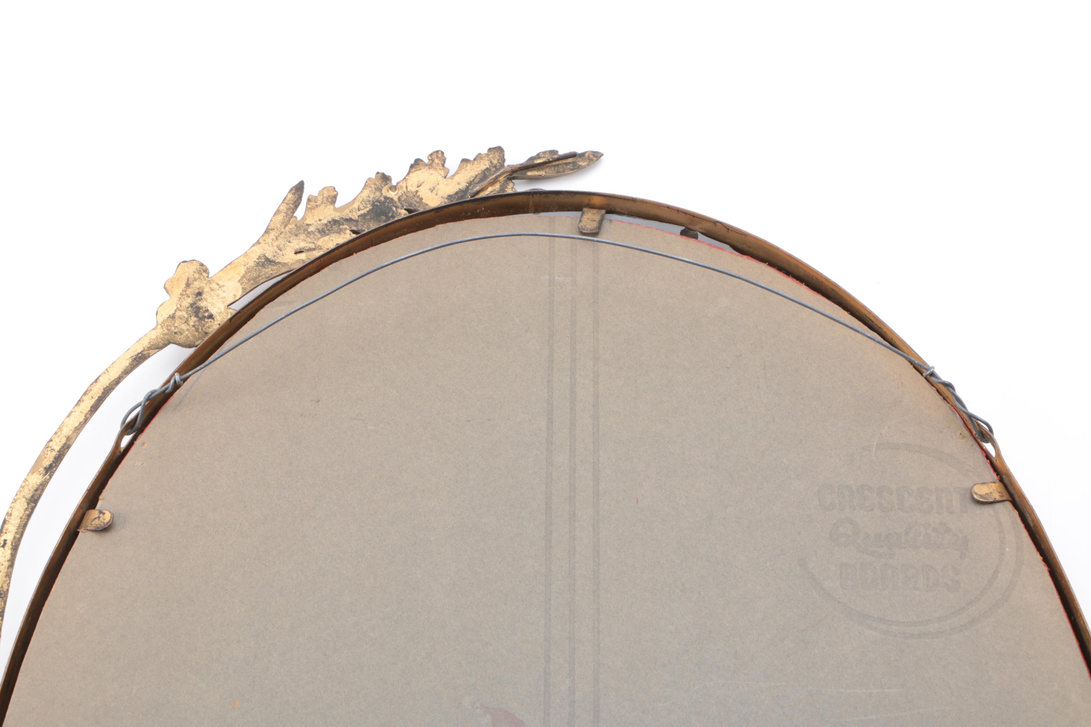 Metal Leaf Themed Mirror