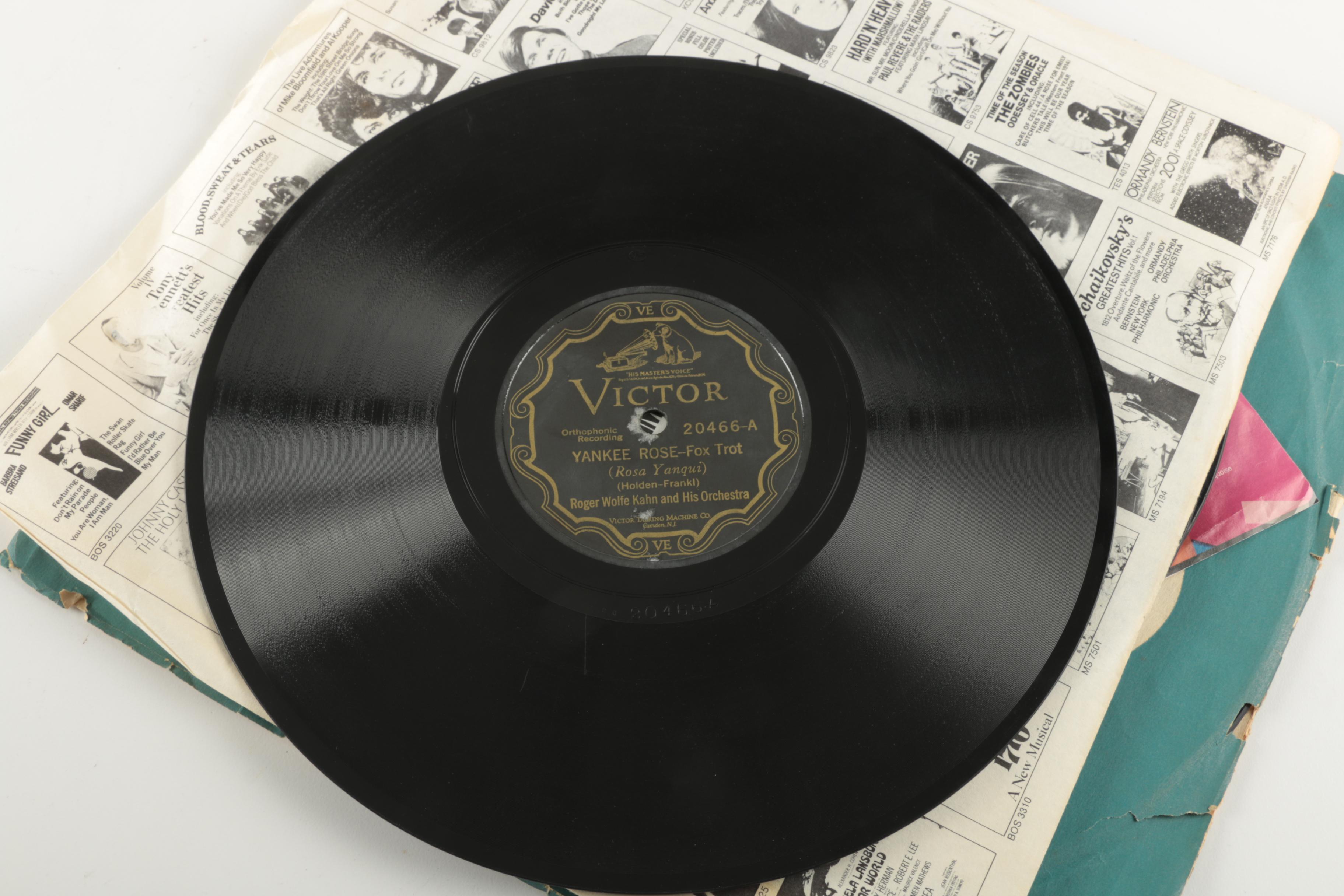Vintage 1920s-40s Jazz Records