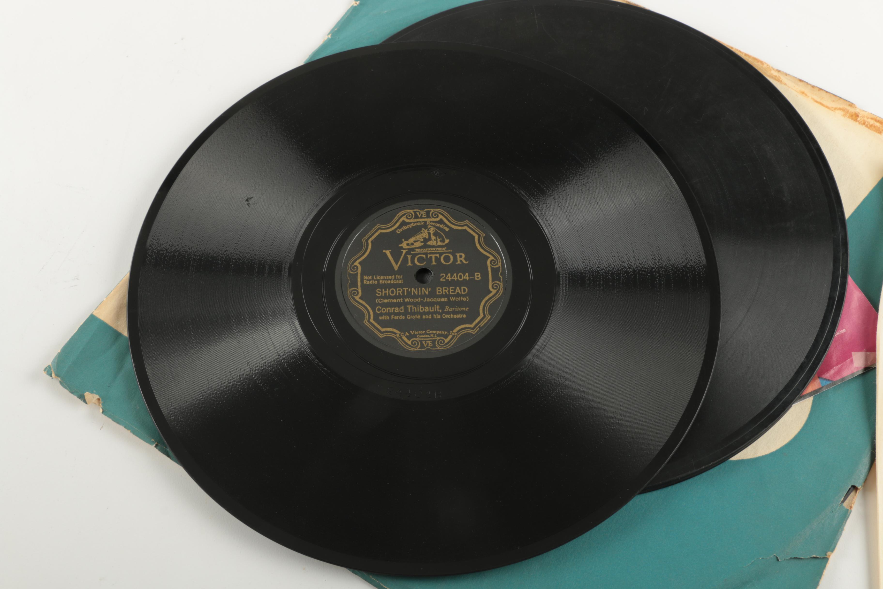 Vintage 1920s-40s Jazz Records