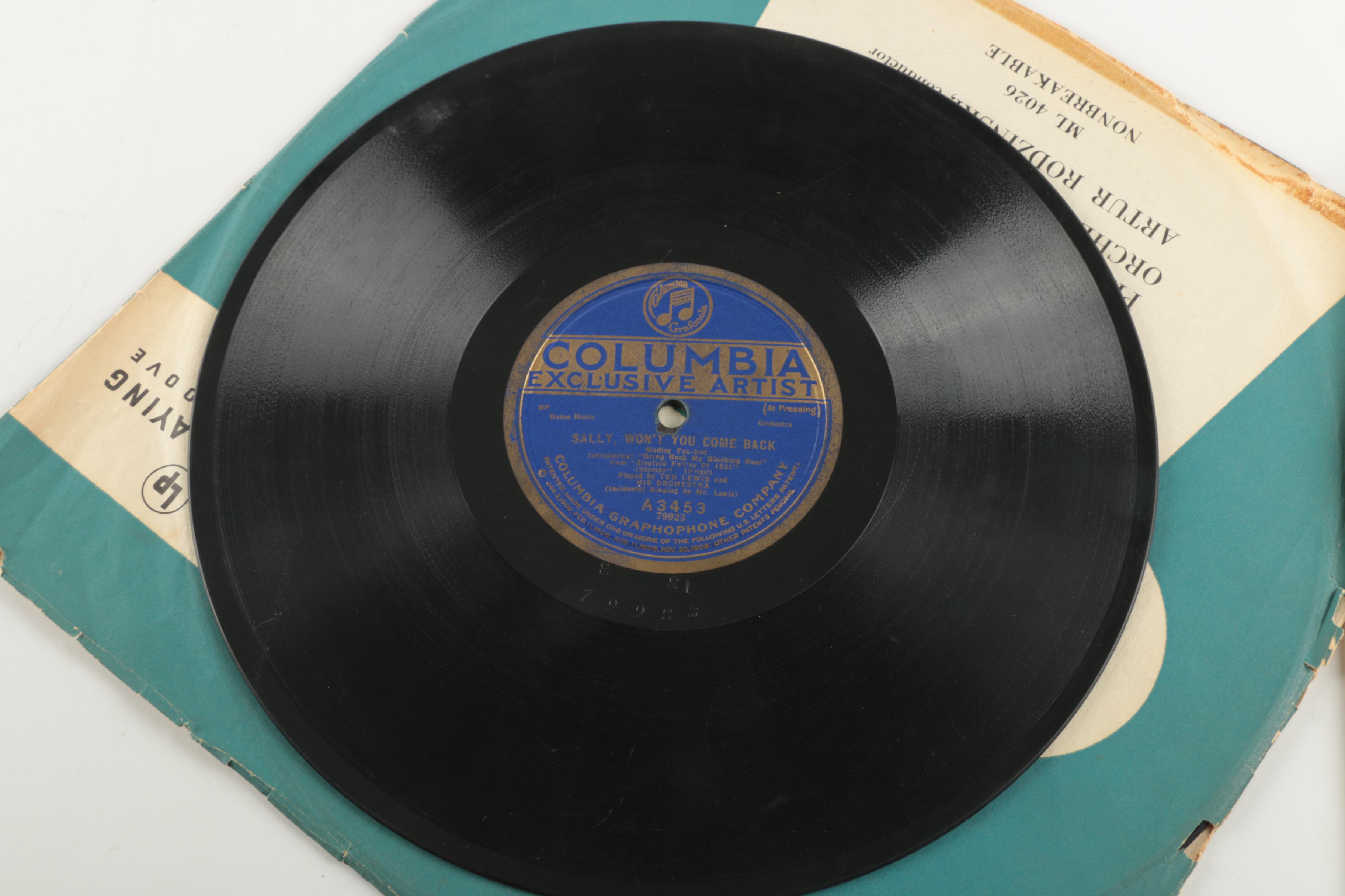 Vintage 1920s-40s Jazz Records