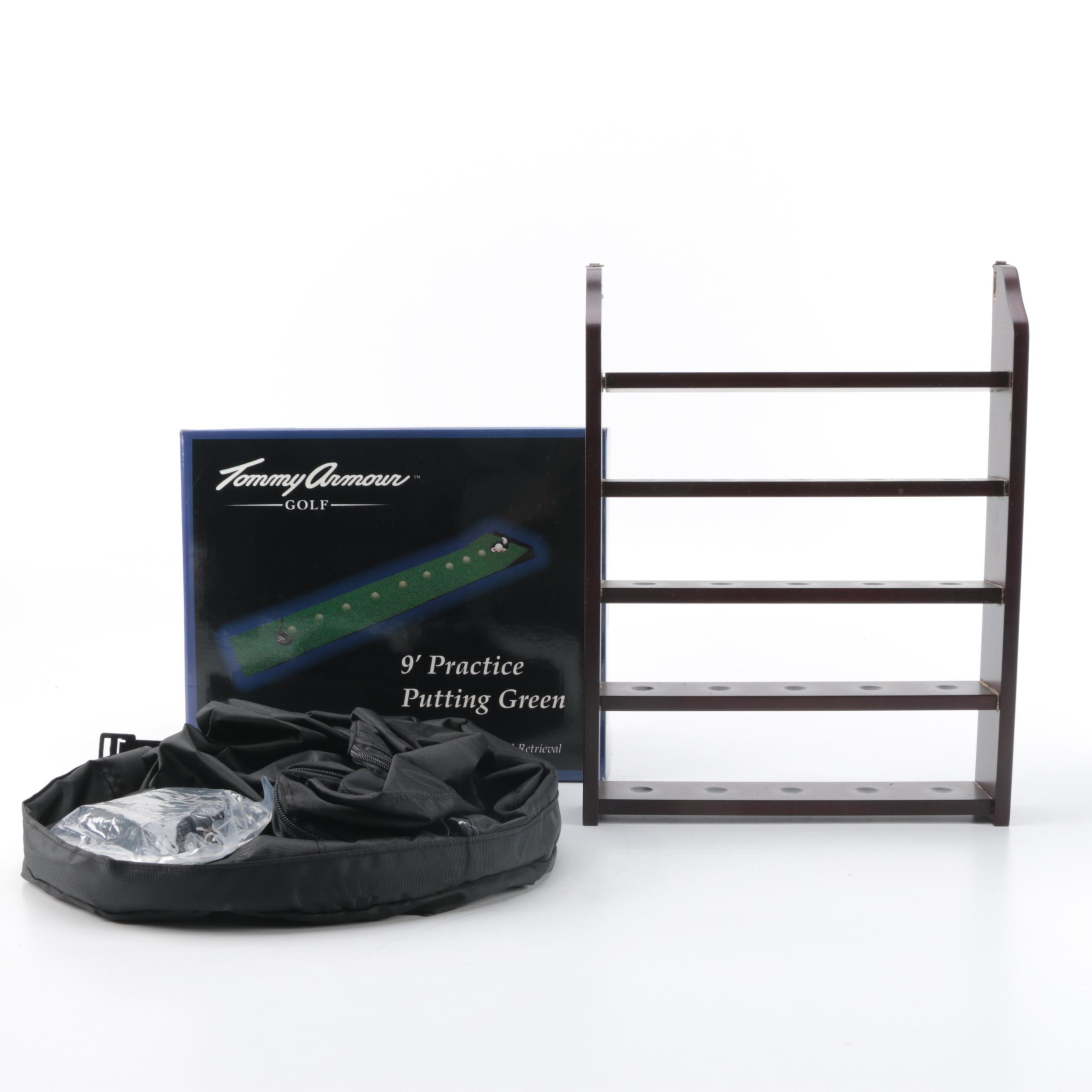 Tommy Armour Practice Putting Green and Golf Bag Hoods