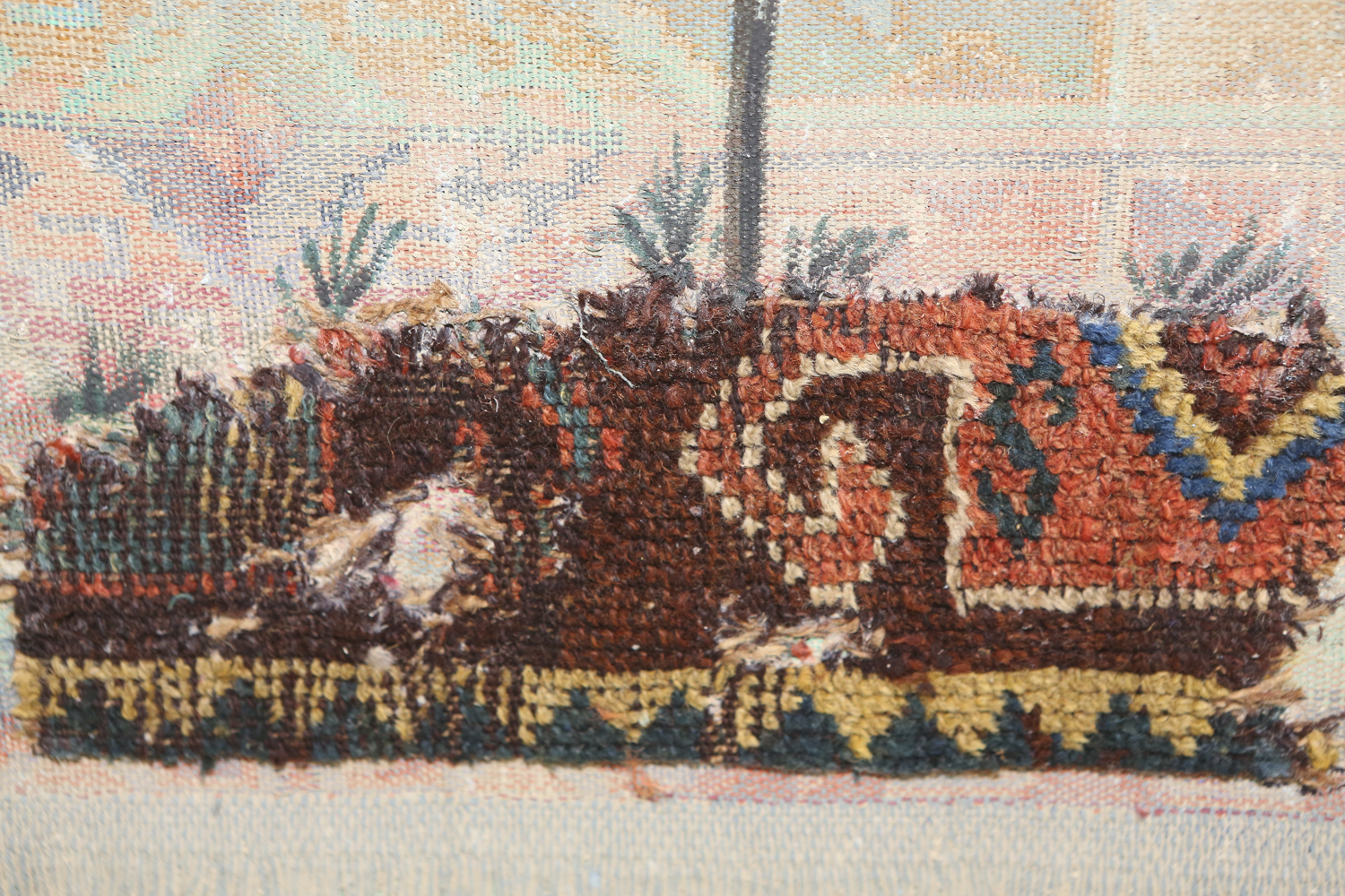 Jacques Lamy  Mixed Media on Board of a Tree