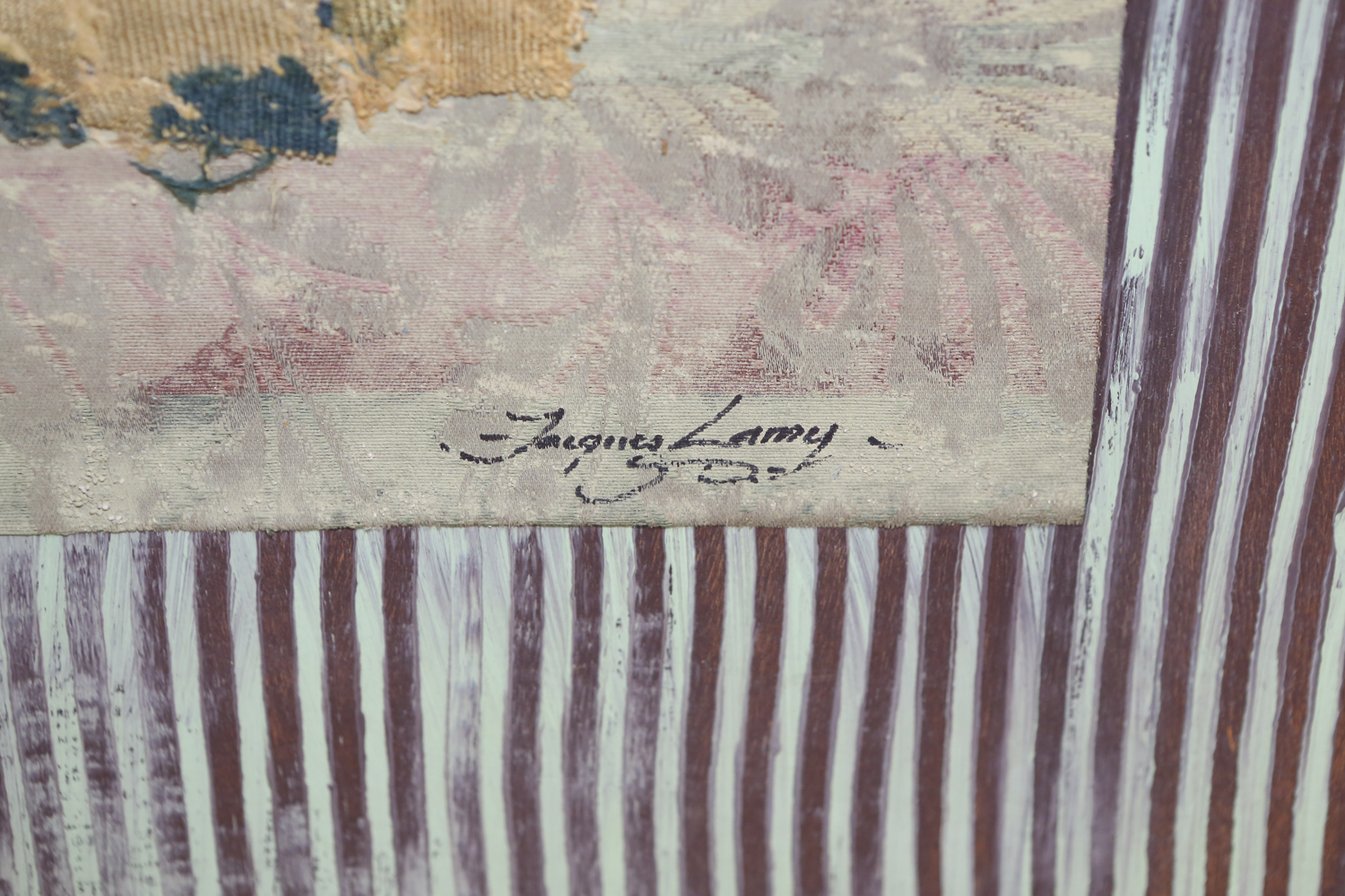 Jacques Lamy  Mixed Media on Board Natural Composition