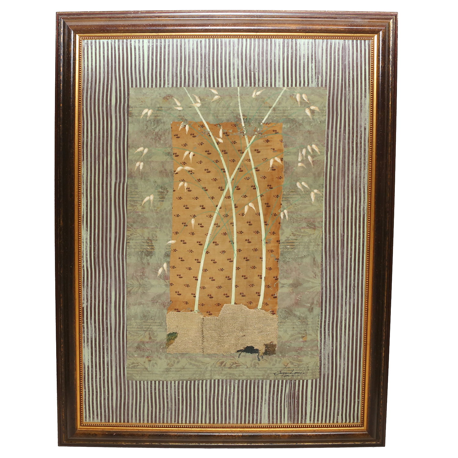 Jacques Lamy  Mixed Media on Board Natural Composition