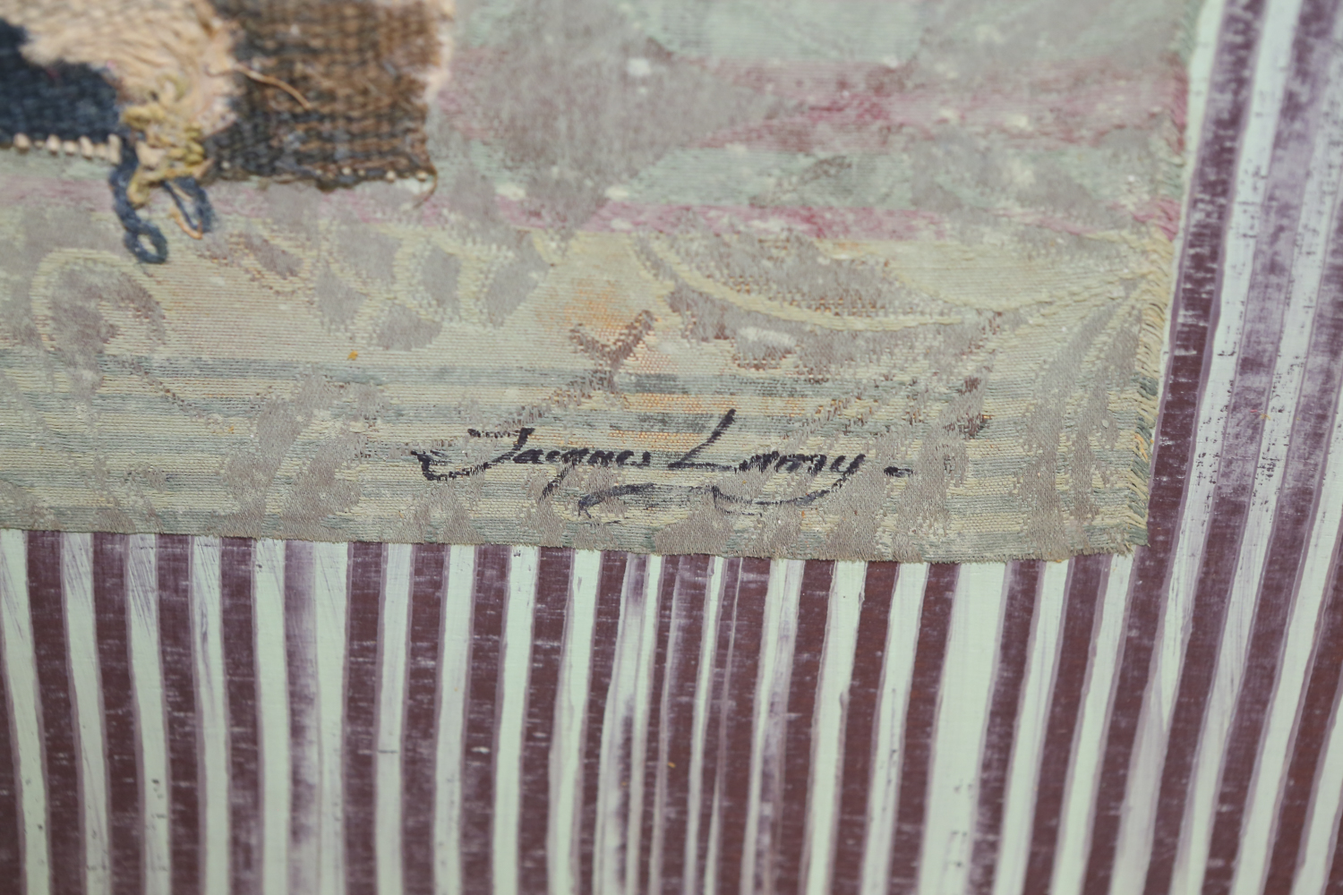 Jacques Lamy  Mixed Media on Board Natural Composition