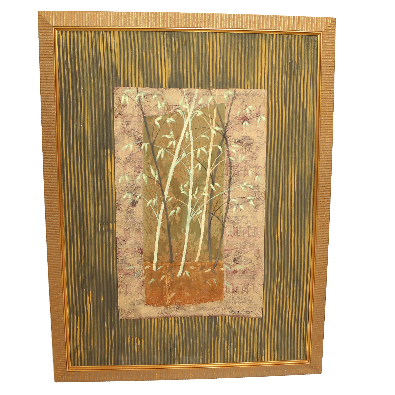 Jacques Lamy  Mixed Media on Board Natural Composition