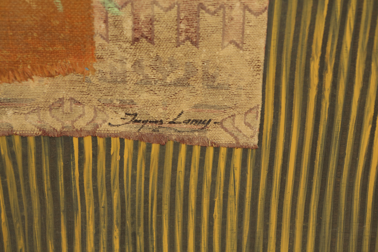 Jacques Lamy  Mixed Media on Board Natural Composition