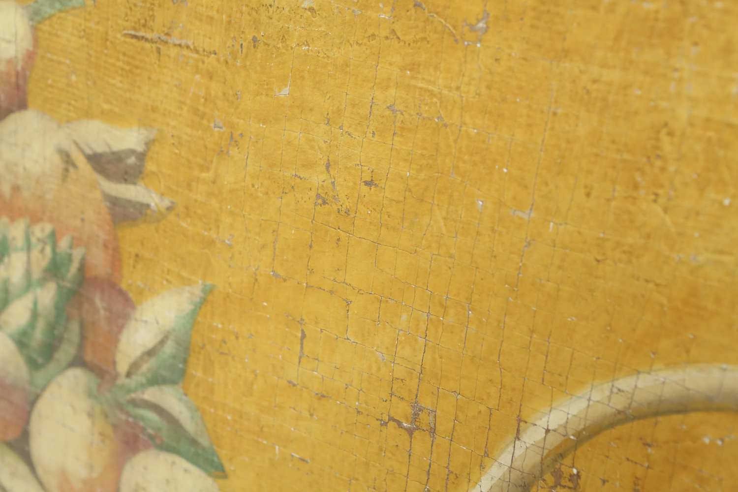 Jacques Lamy Oil Painting on Burlap of a Still Life