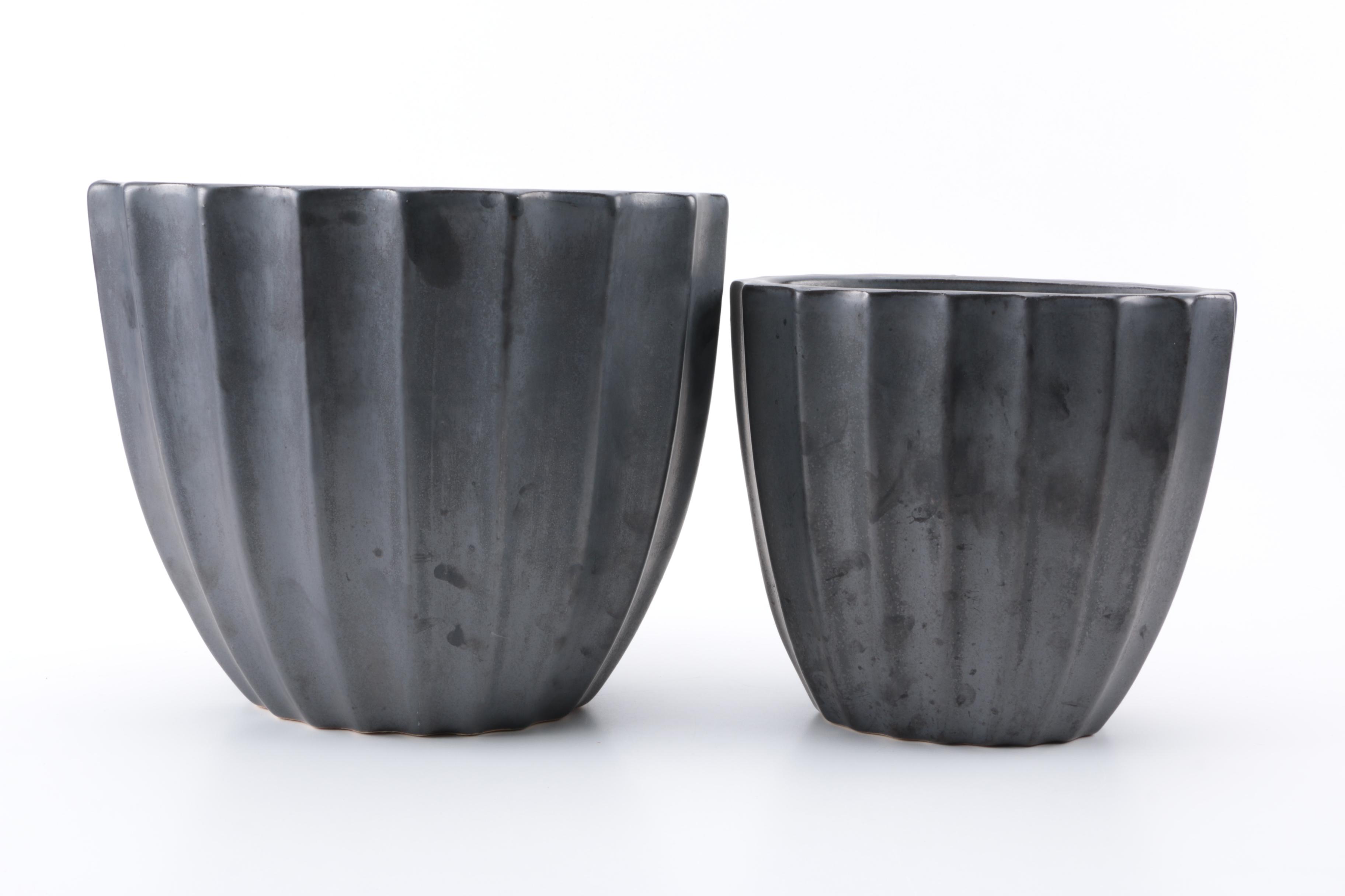 Pair of Ceramic Planters