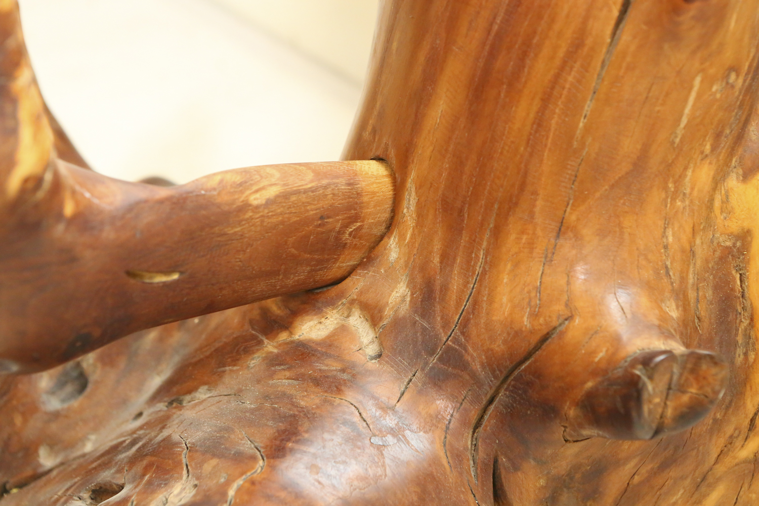 Carved Driftwood Seahorse Sculpture