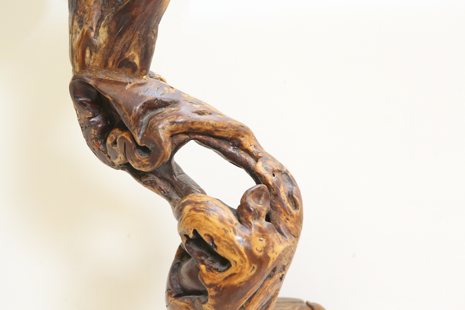 Carved Driftwood Seahorse Sculpture
