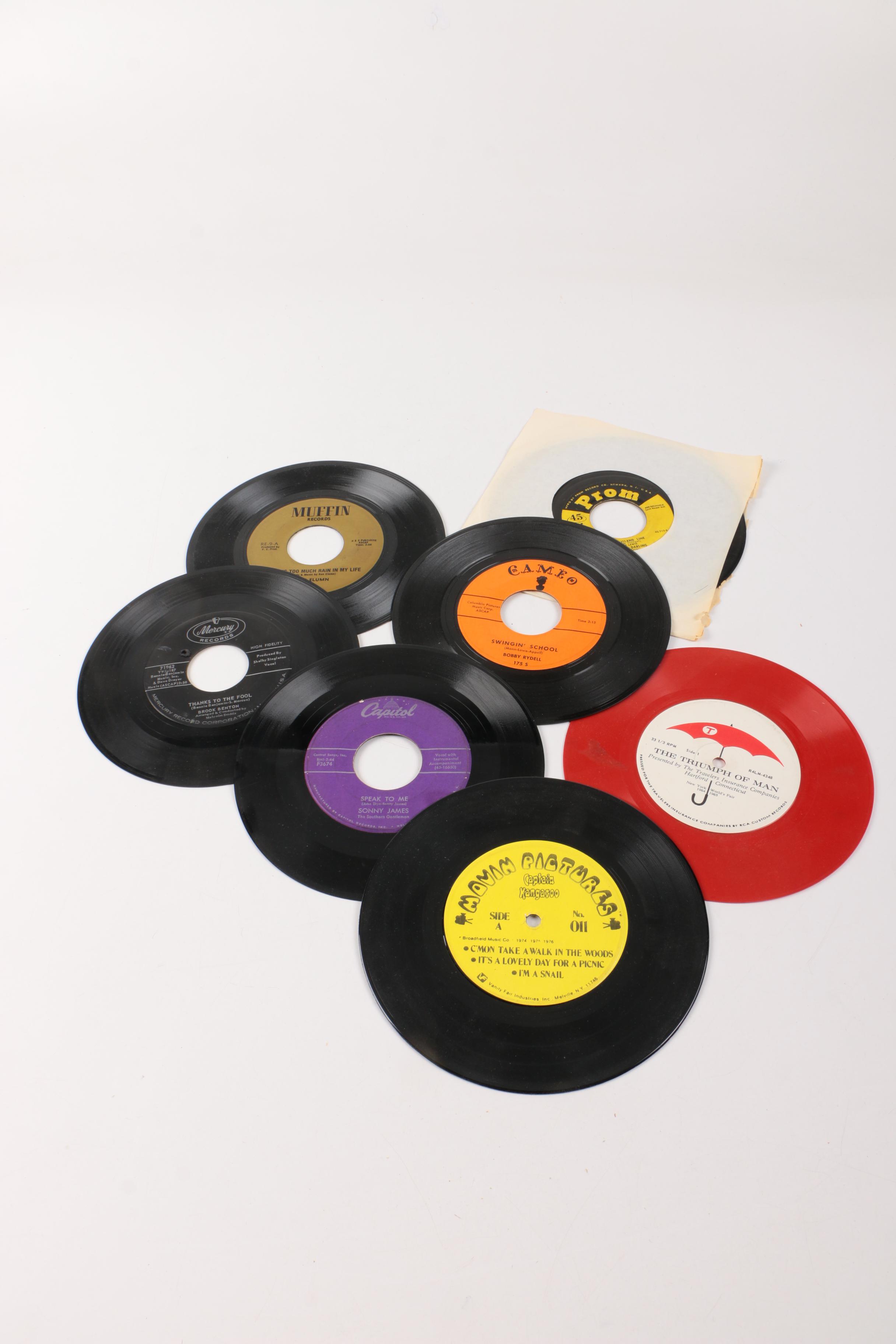 Captain Kangaroo, Bobby Rydell and Other Vintage Rock/Pop Singles