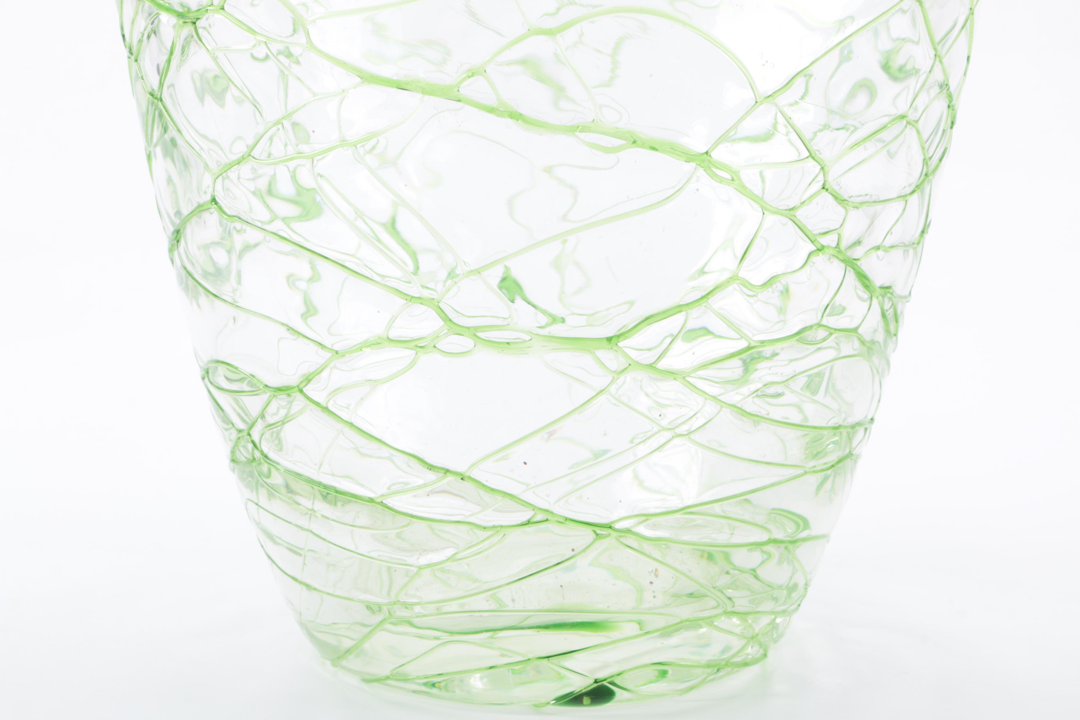 Green Glass Vases