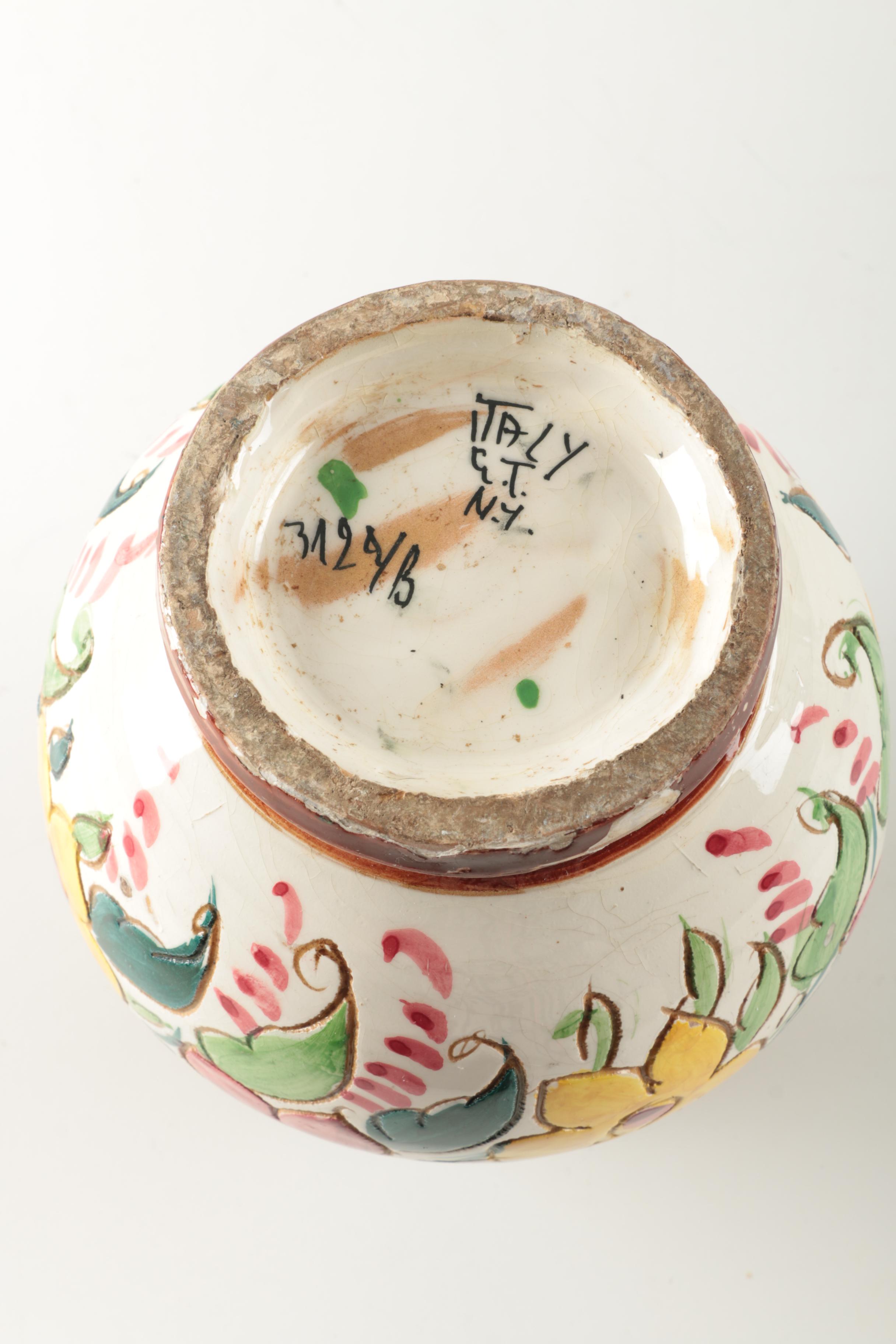 Assortment of Italian Ceramic Decor