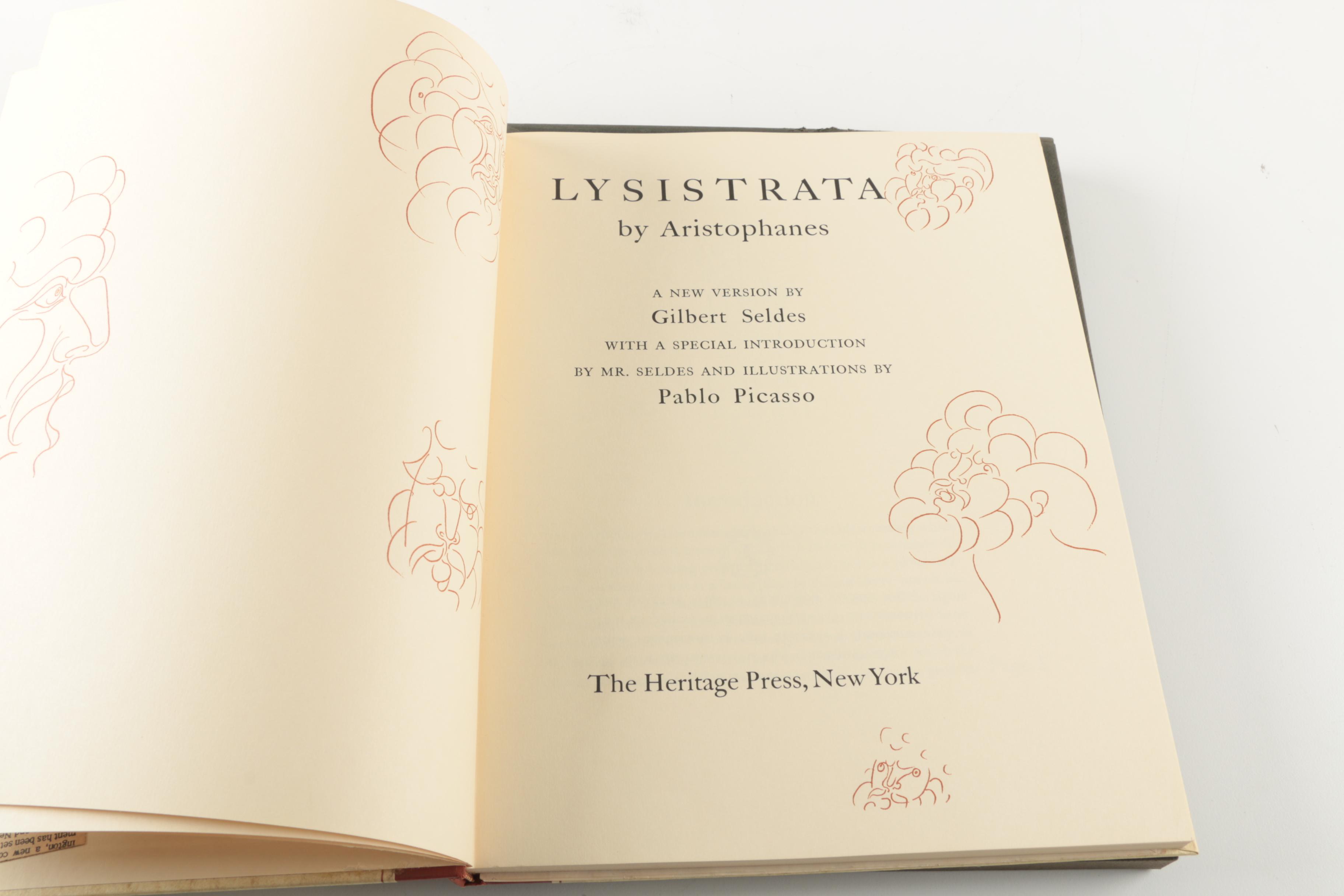 "Lysistrata" by Aristophanes with Illustrations by Picaso