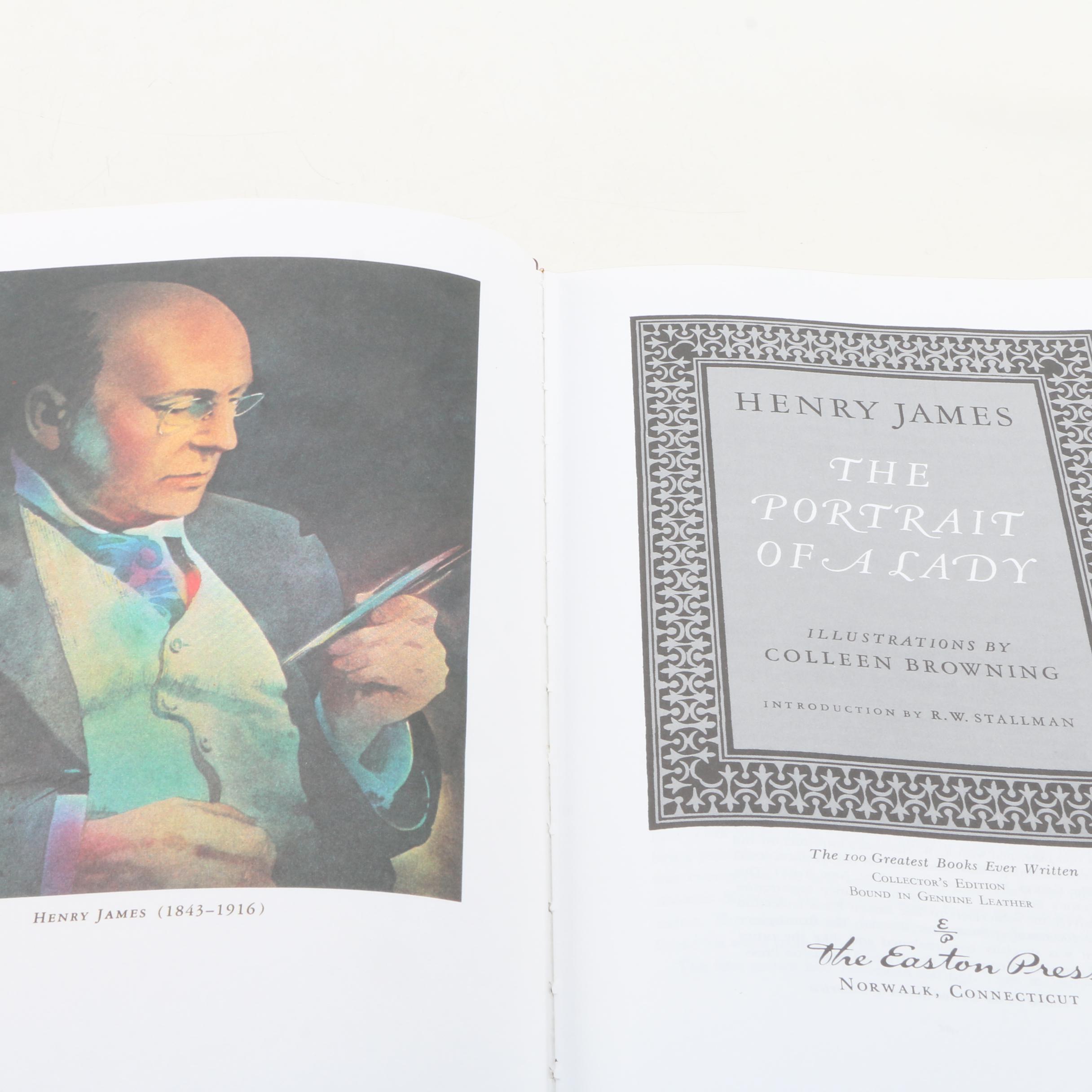 Easton Press Edition Novels featuring "The Portrait of a Lady"