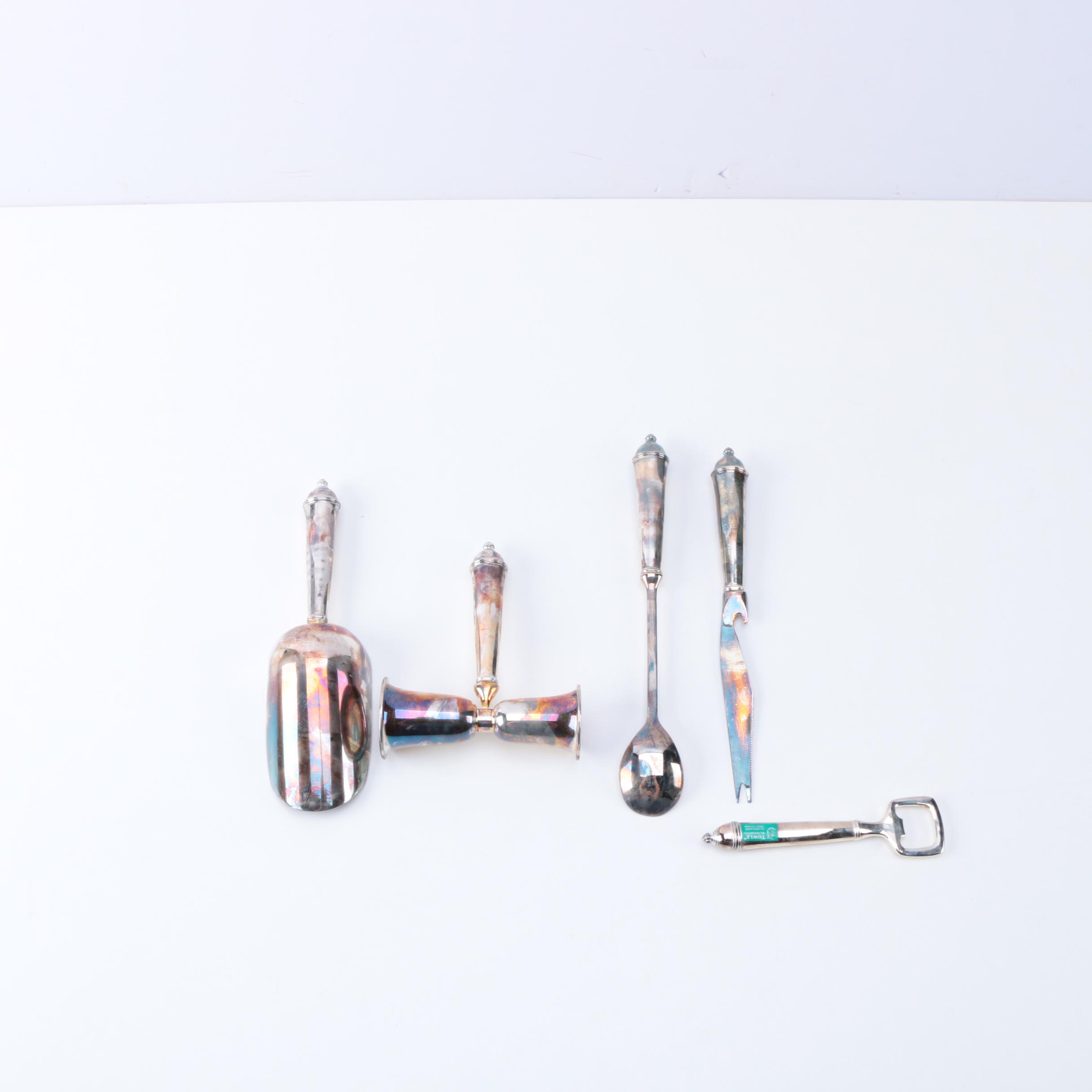 Towle "Copenhagen" Silver Plate Barware Utensils
