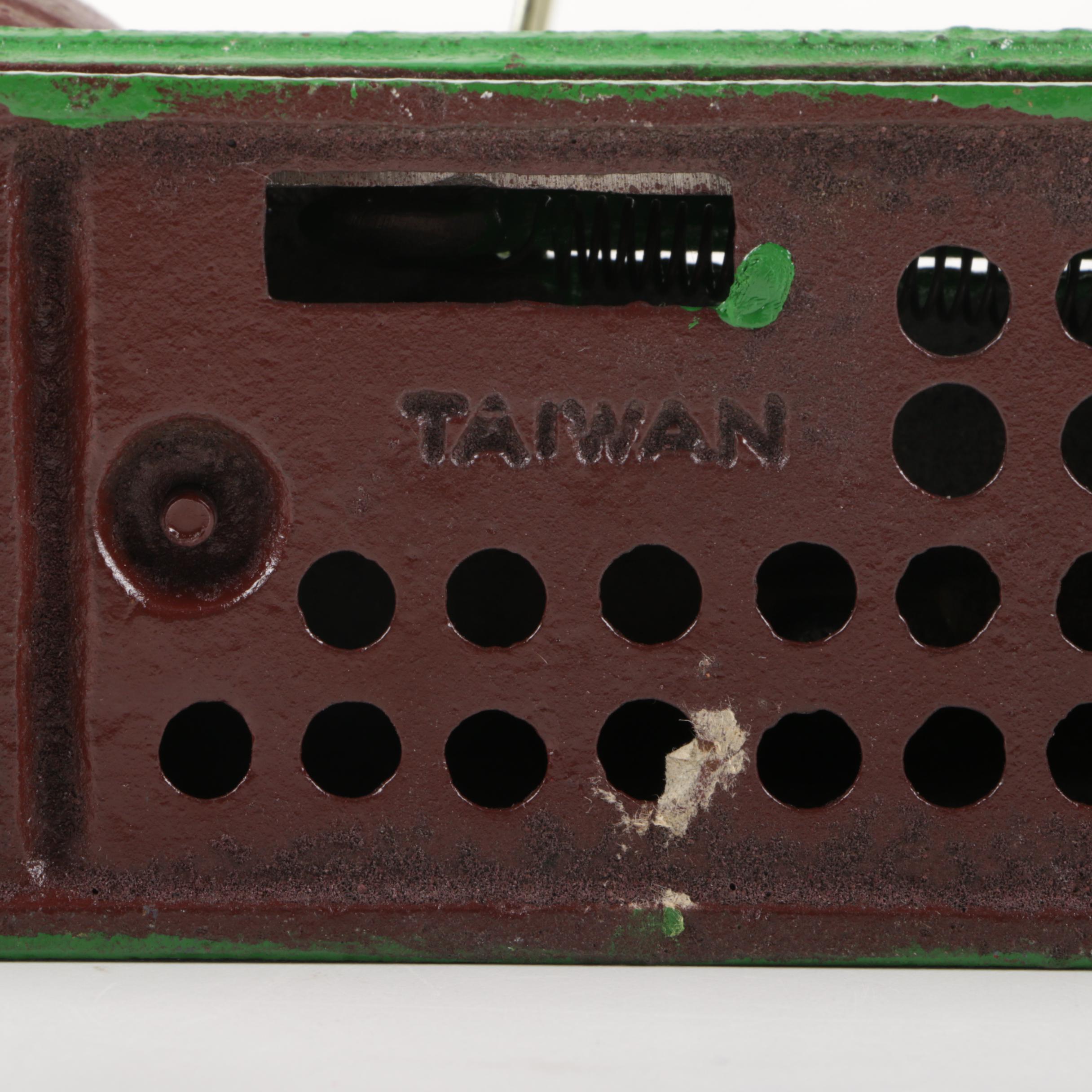 Reproduction Mechanical Cast Iron Trick Dog Coin Bank