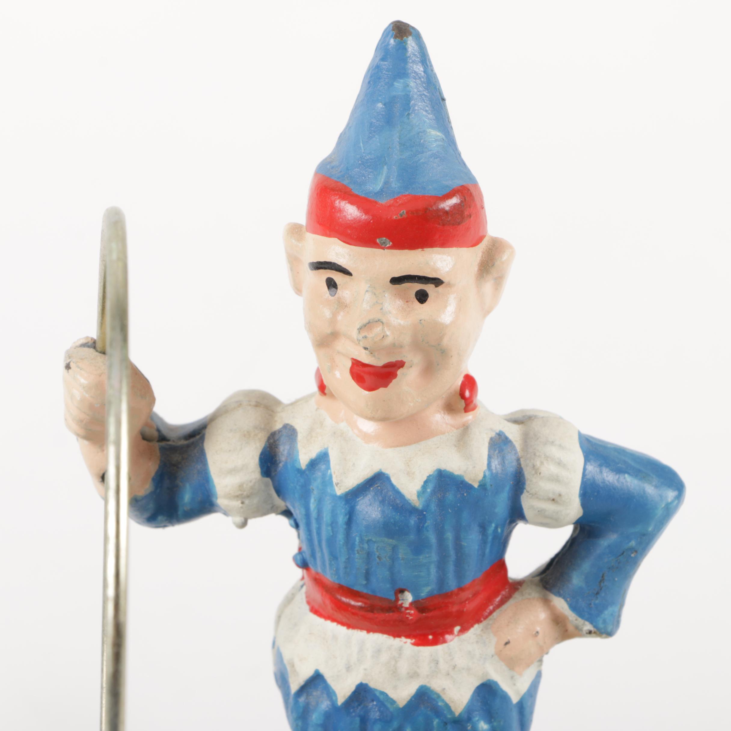 Reproduction Mechanical Cast Iron Trick Dog Coin Bank