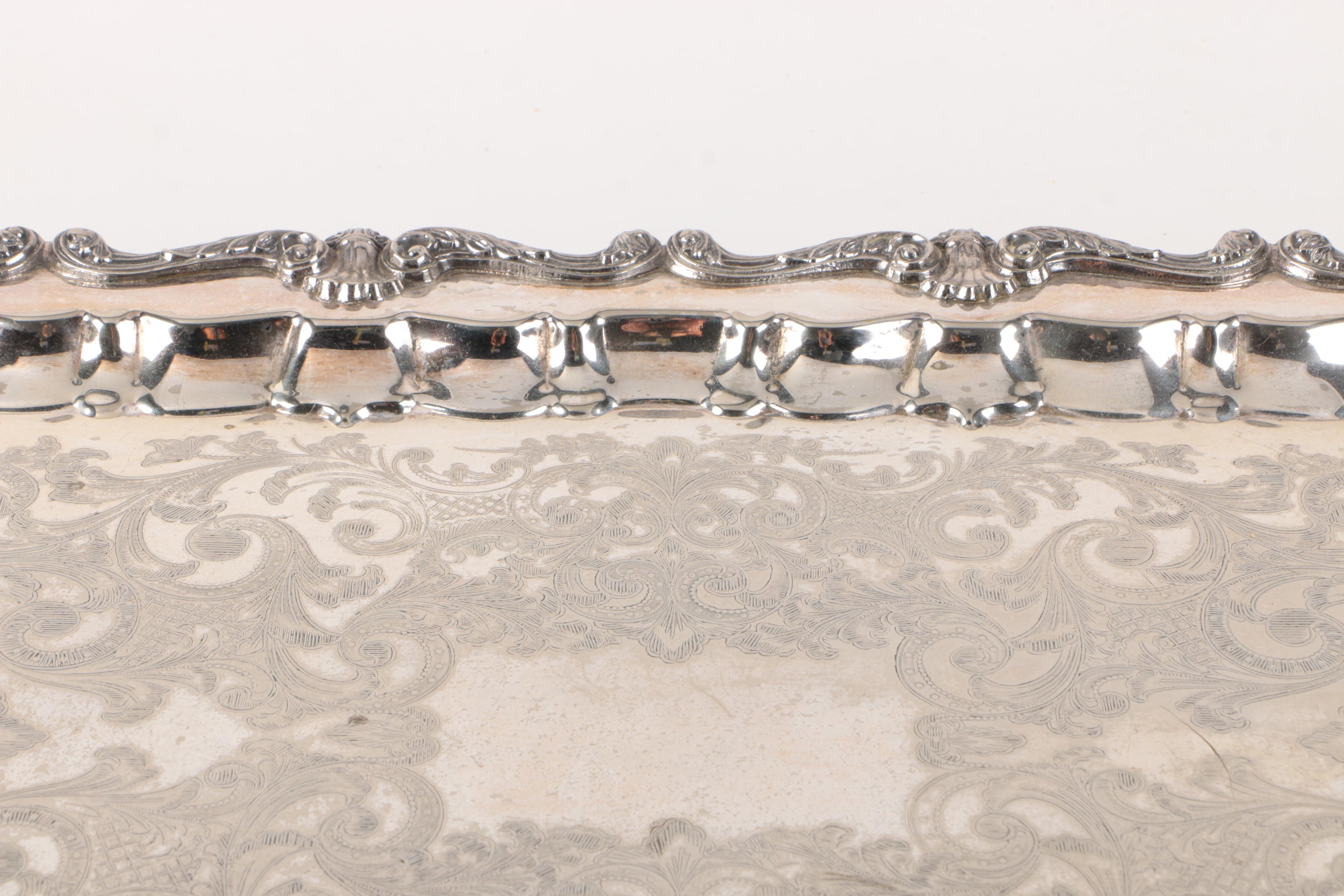 English Silver Mfg. Corp Silver on Copper Tea Service