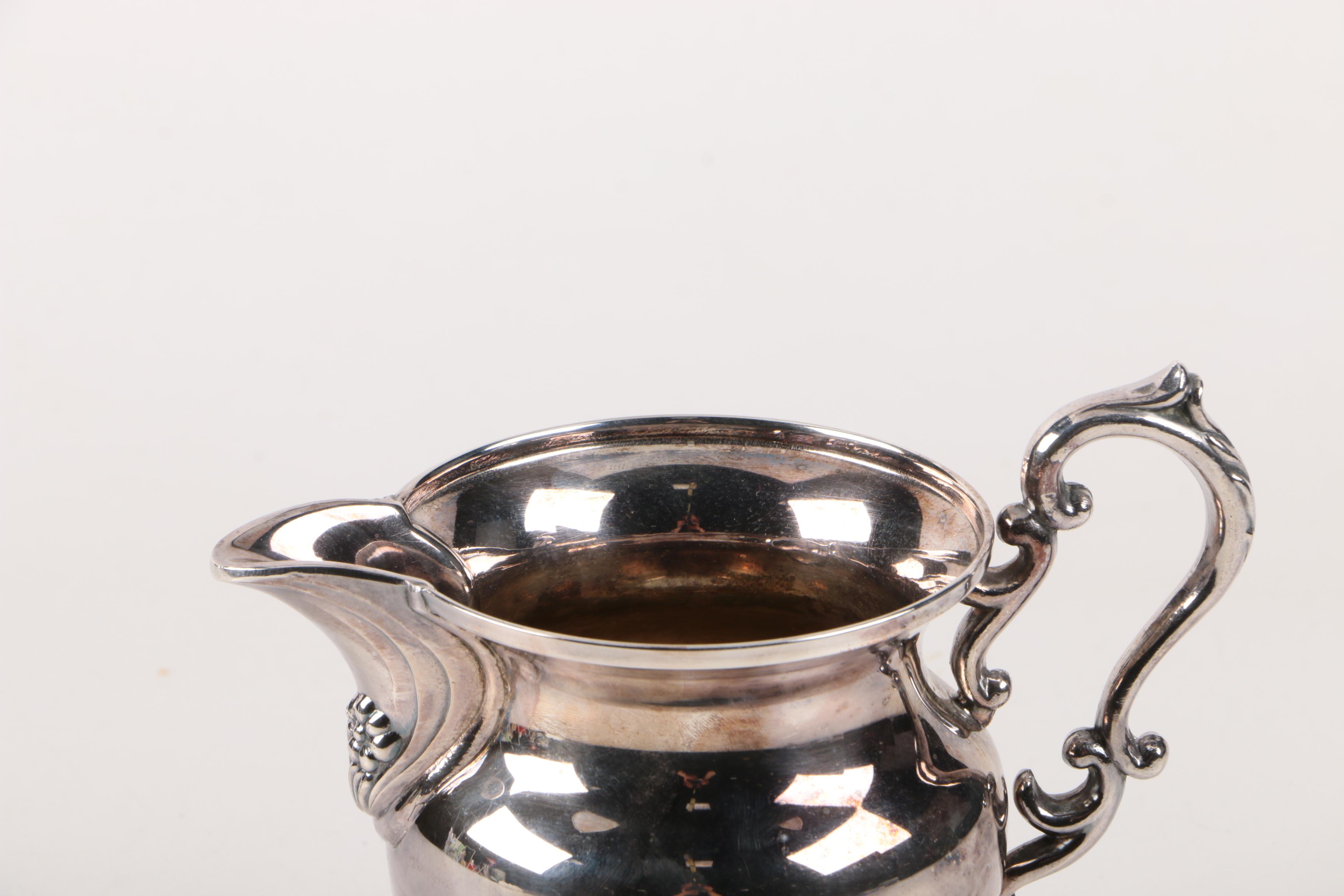 English Silver Mfg. Corp Silver on Copper Tea Service