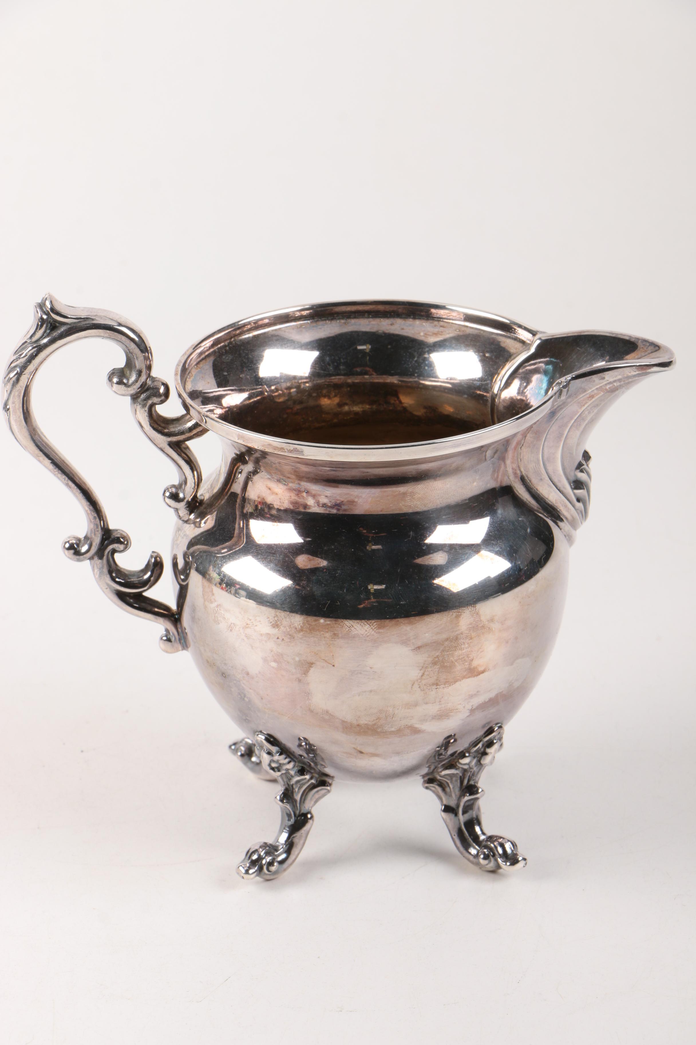 English Silver Mfg. Corp Silver on Copper Tea Service