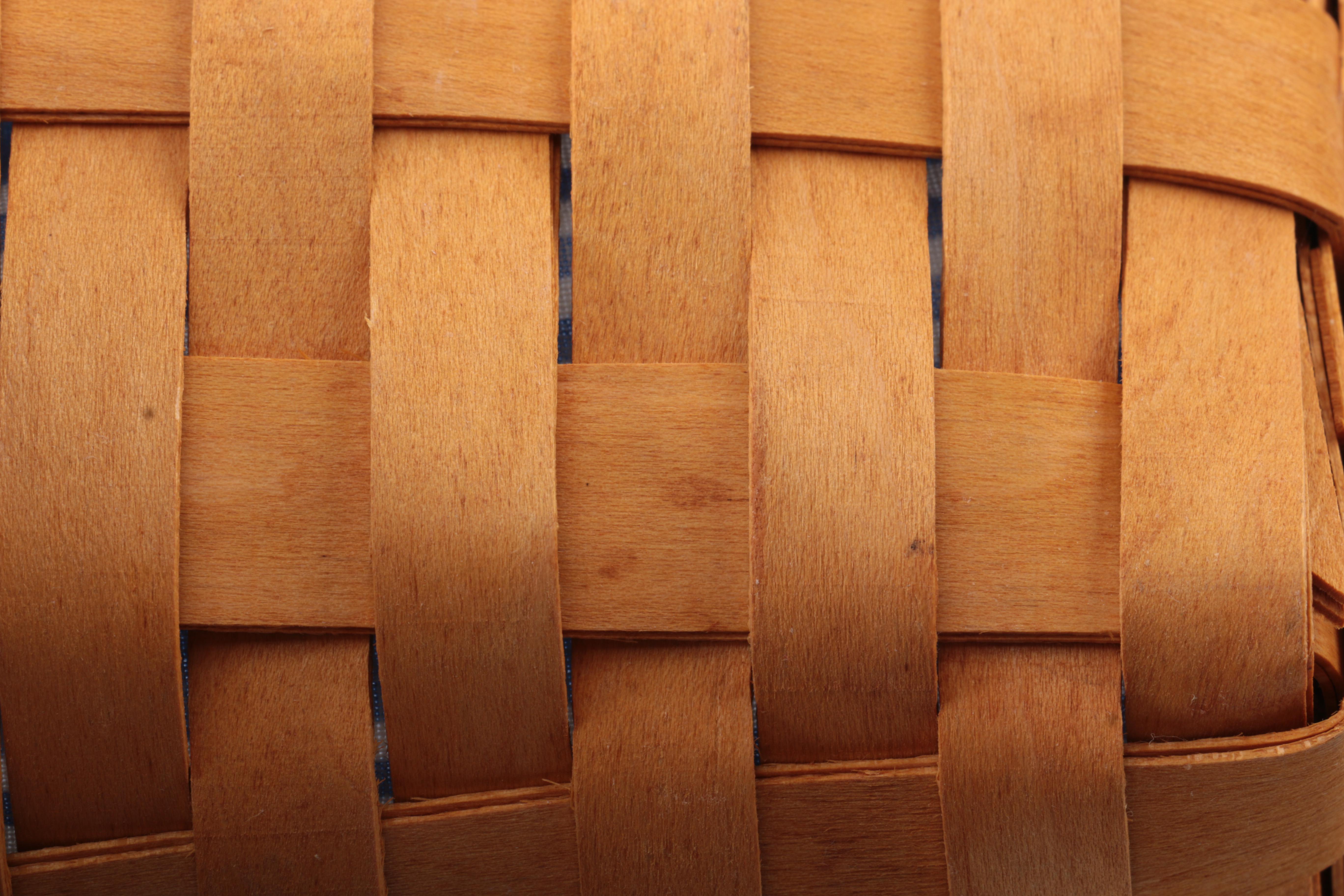 Set of Longaberger Wooden Baskets